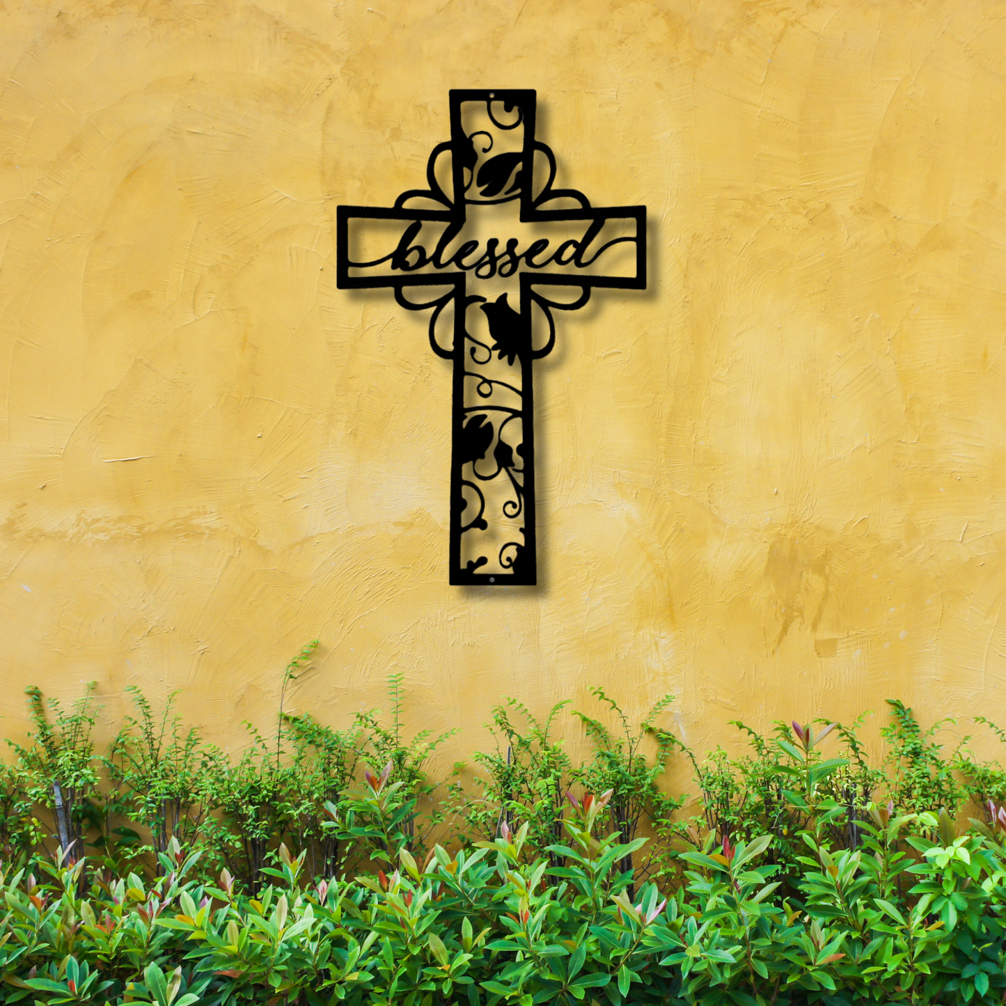 Blessed Cross - Metal Steel Sign