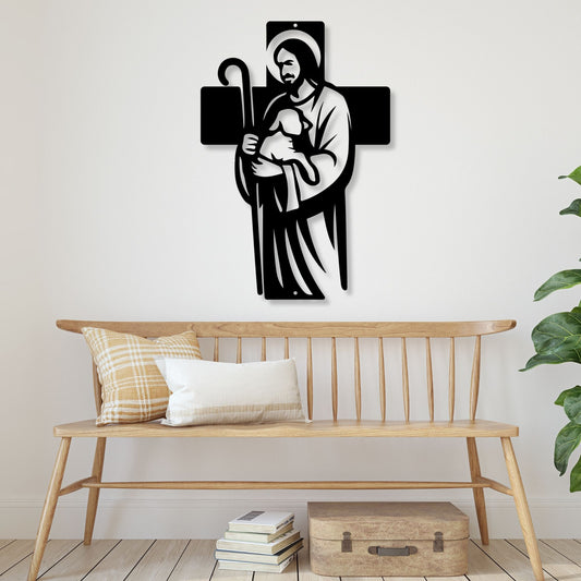 Good Shepherd Wall Art Sign, Christian Wall Decor,