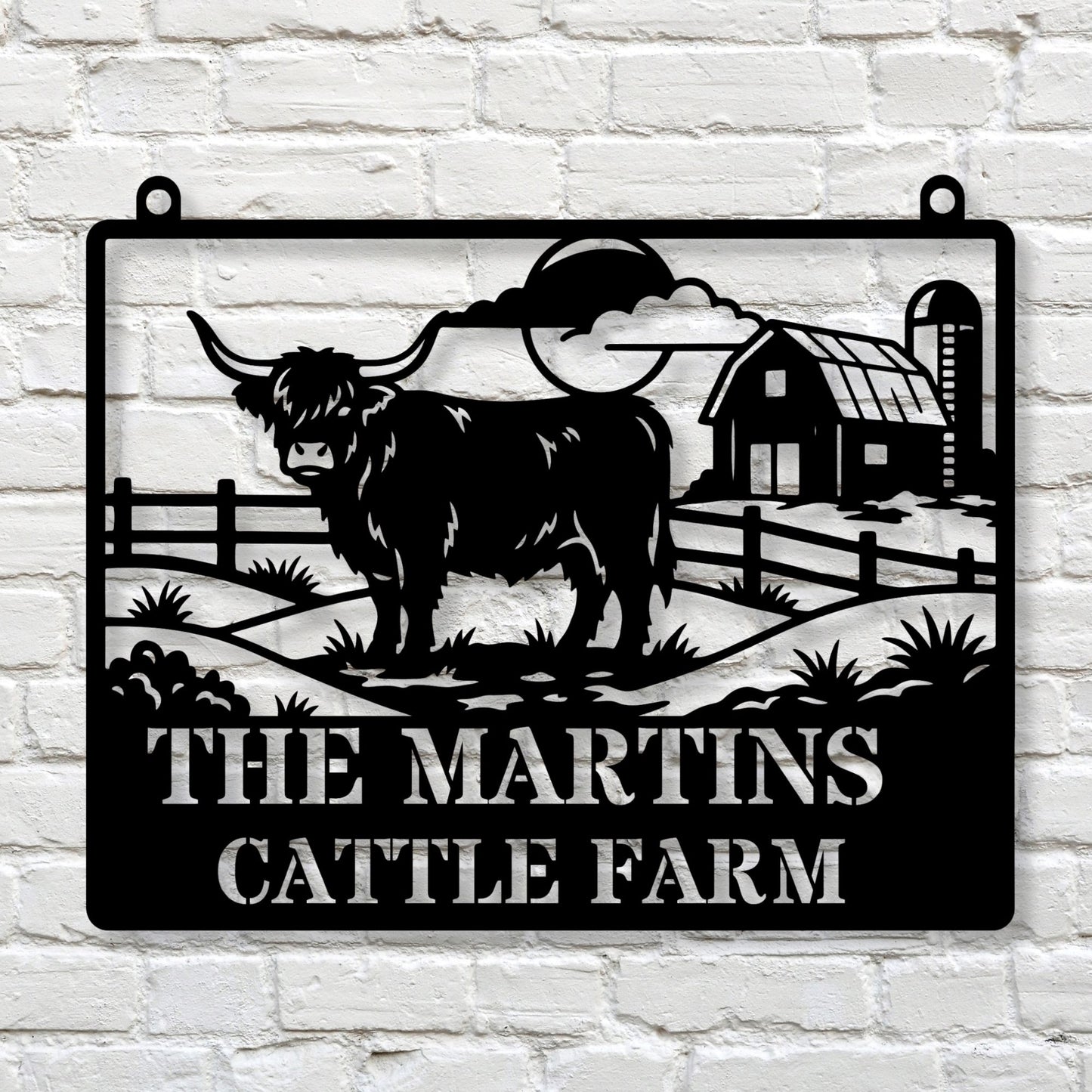 Custom Name Metal Farm Sign, Personalized Farm Decor, Ranch Sign, Farmhouse Gift, Rustic Metal Sign, Barn Entrance Sign, Homestead Decor