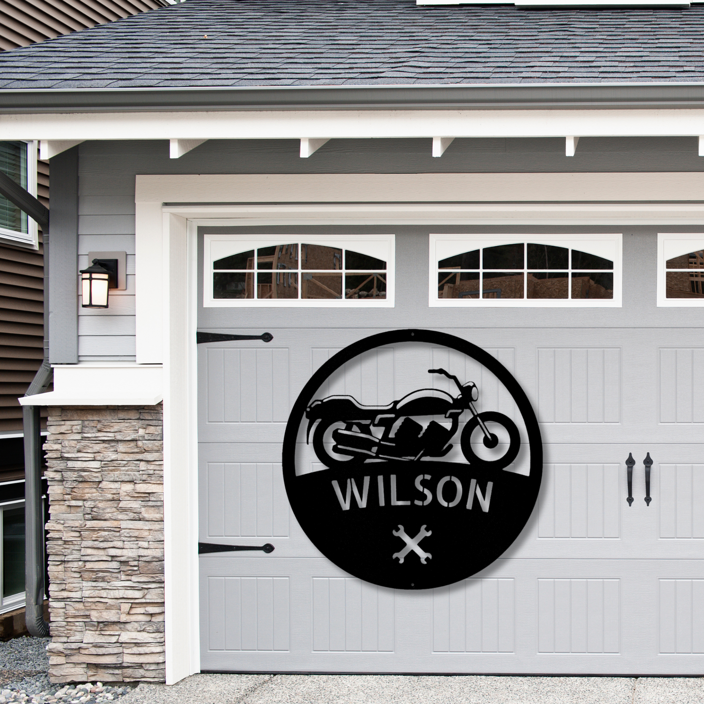 Motorcycle Metal Sign, Custom Garage Sign Personalized Motorcycle sign, Motorcycle decor, Motorcycle Art, Small Business Sign, Monogram