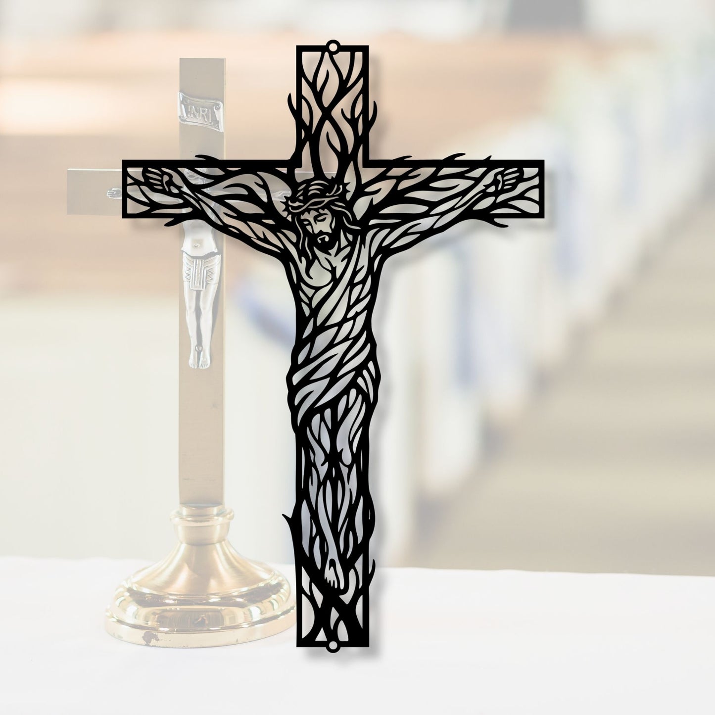 Jesus metal art, Christian metal signs, Faith wall decor, Religious wall art, Scripture signs, Christian home decor