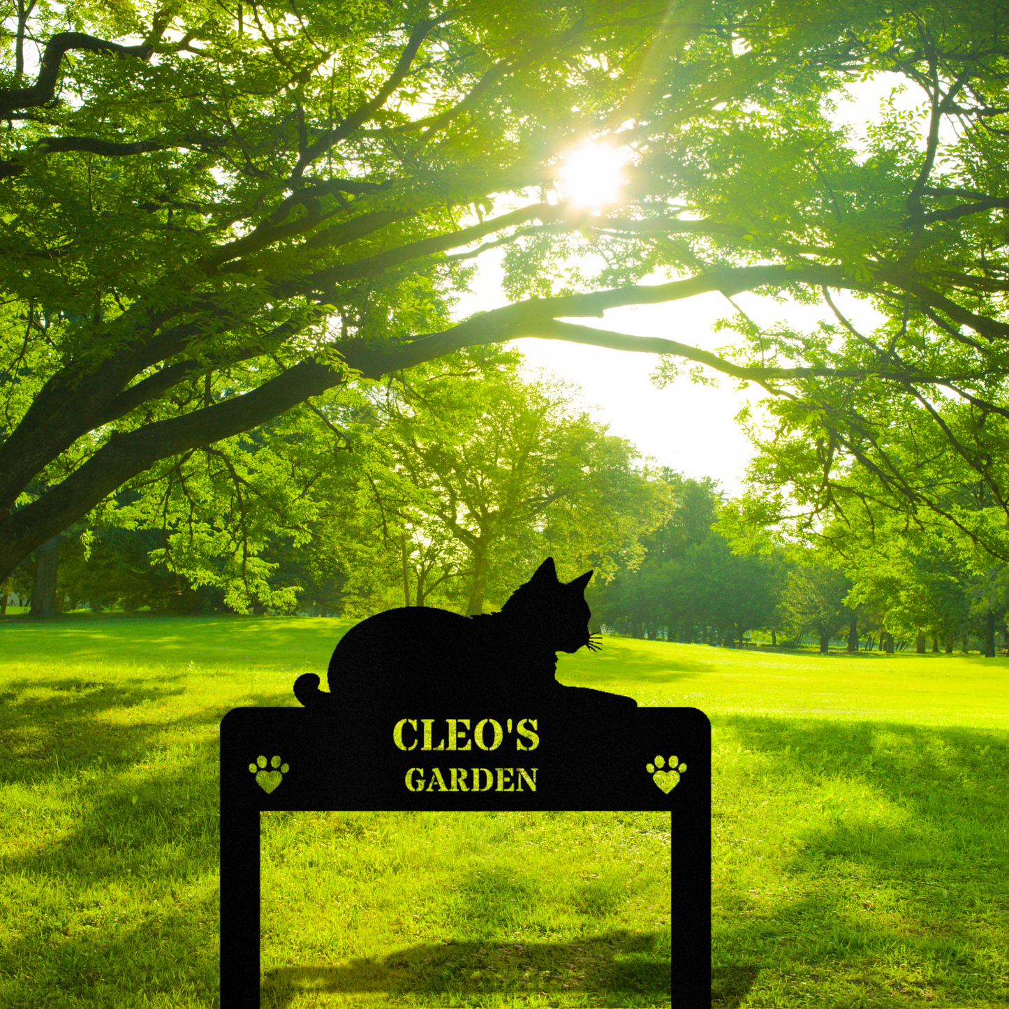 Cat Garden Stake 2