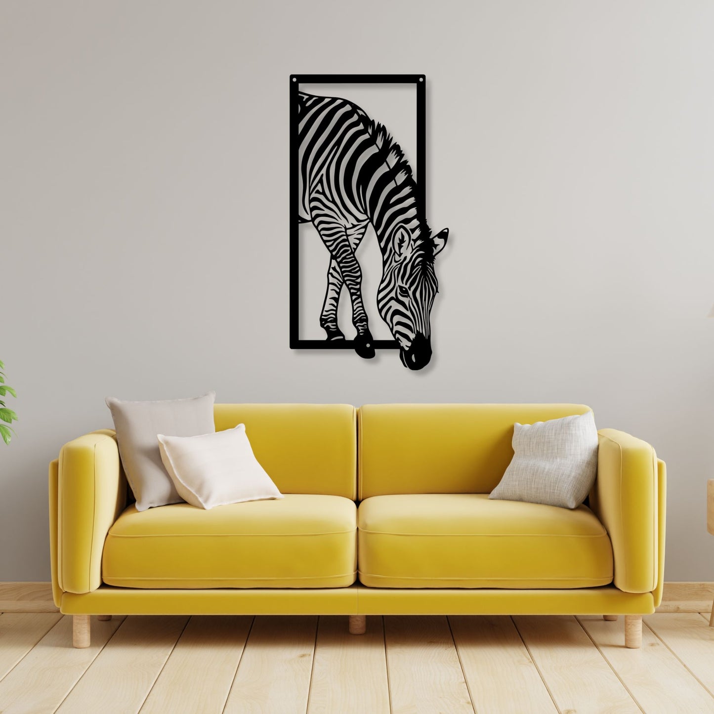 Zebra Wall Metal Art, Zebra Metal Wall Decor, Safari Animal Art, Wildlife Home Decor, African Zebra Wall Art, Metal Art Gift for Home