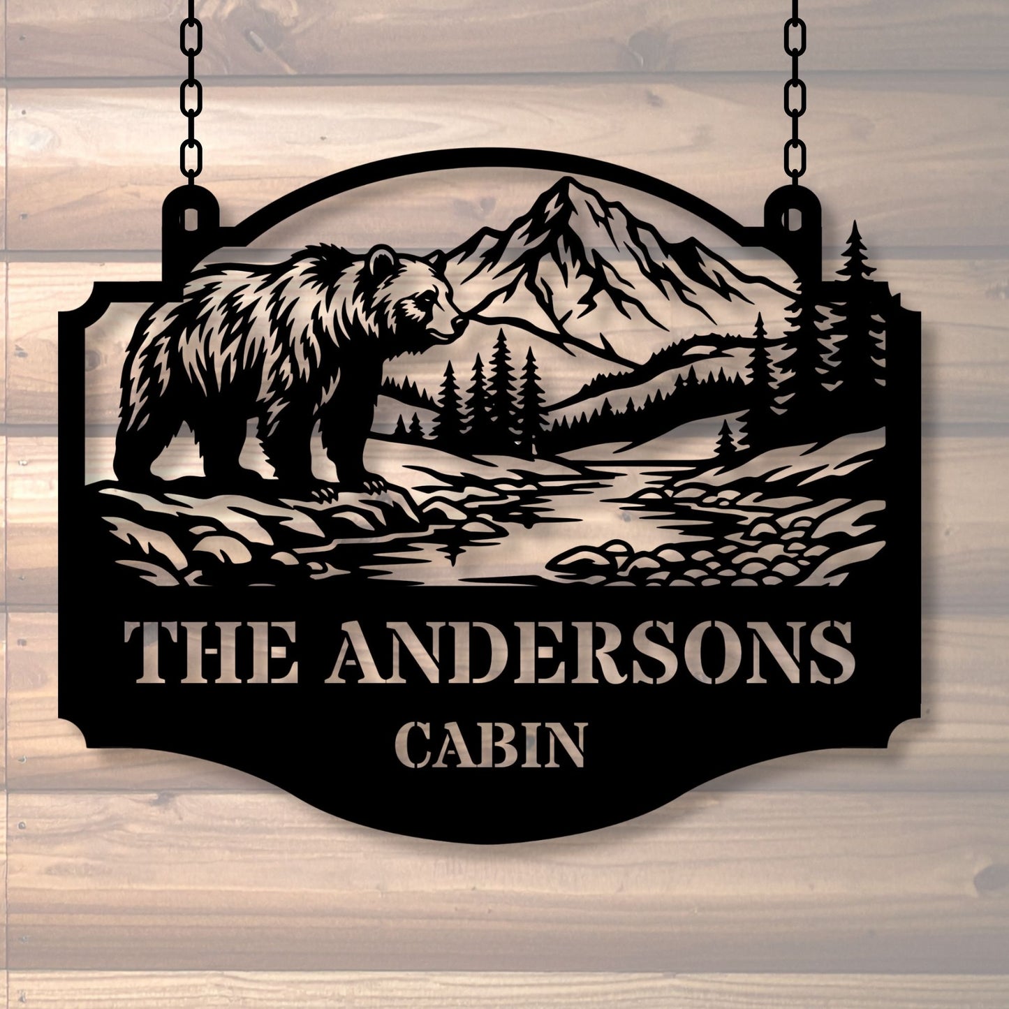Custom lake house sign, personalized lake sign, lake house decor, rustic cabin sign, beach house gift, custom wood sign, lake home