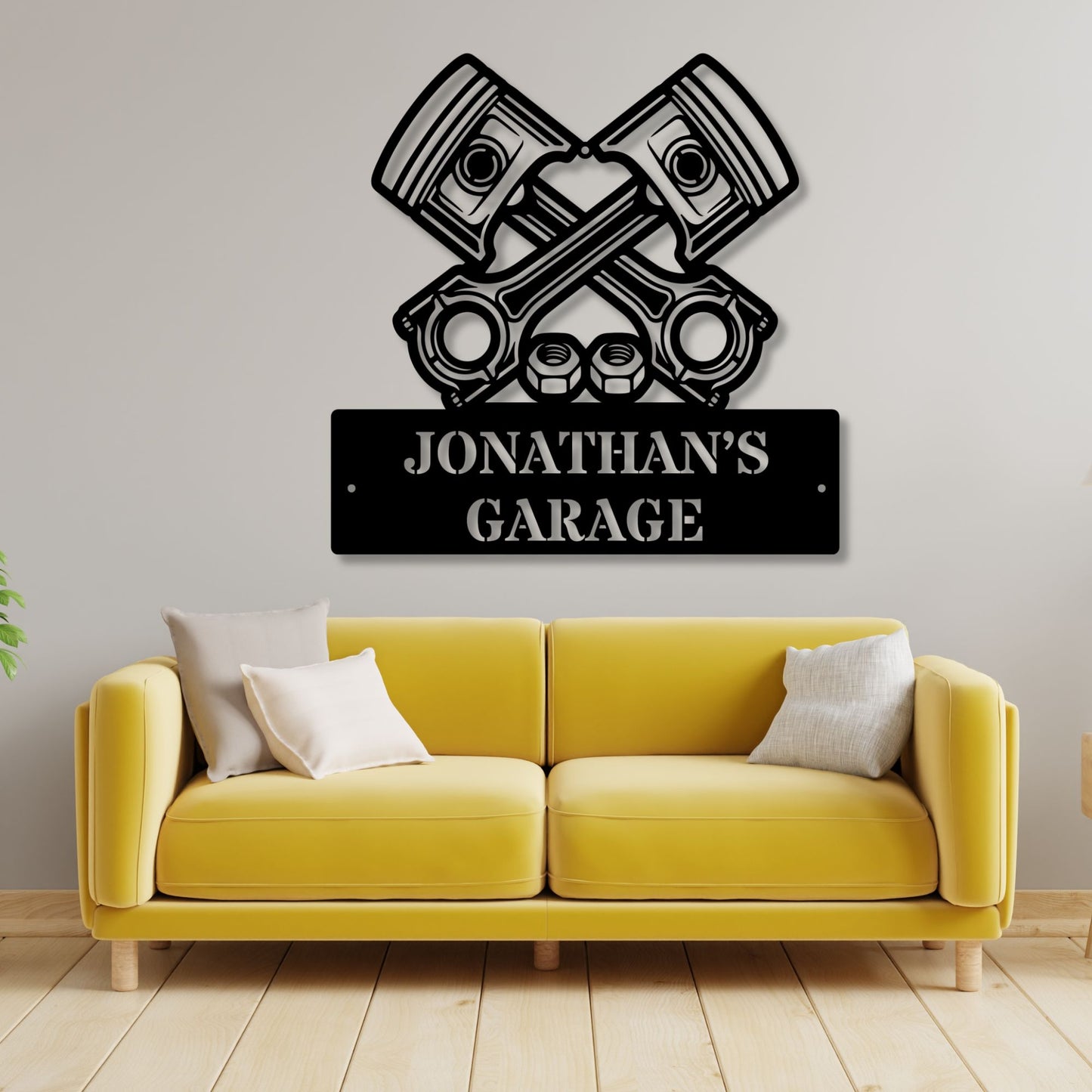 Personalized Garage Metal Sign, Custom Metal Sign, Garage Decor, Man Cave Sign, Metal Wall Art, Workshop Gift, Car Enthusiast Decor