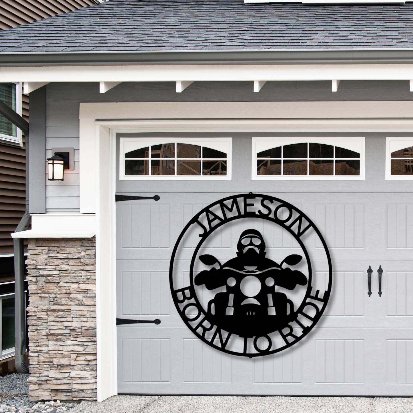 Motorcycle 5 Metal Sign