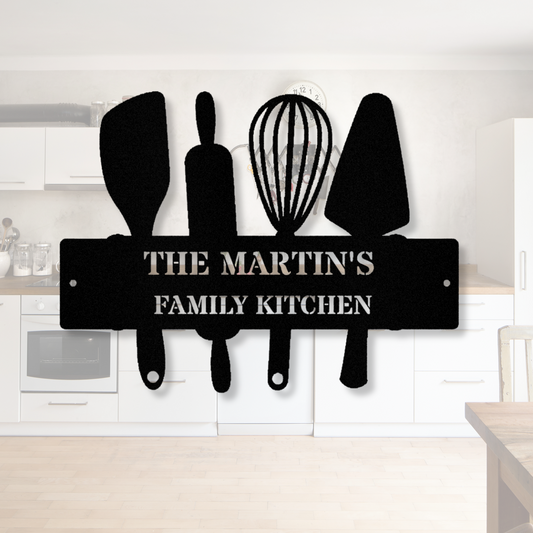 Personalized Kitchen Metal Sign, Custom Name Kitchen Sign, Kitchen Signs Decor,  Nana's Kitchen, Mother's Day Gift, Kitchen Wall Sign