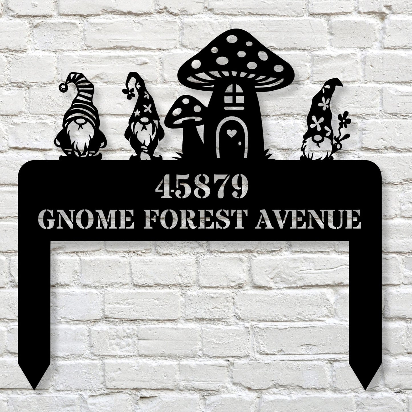 Personalized Yard Address Sign, Custom House Number Sign, Home Address Plaque, Outdoor Street Sign