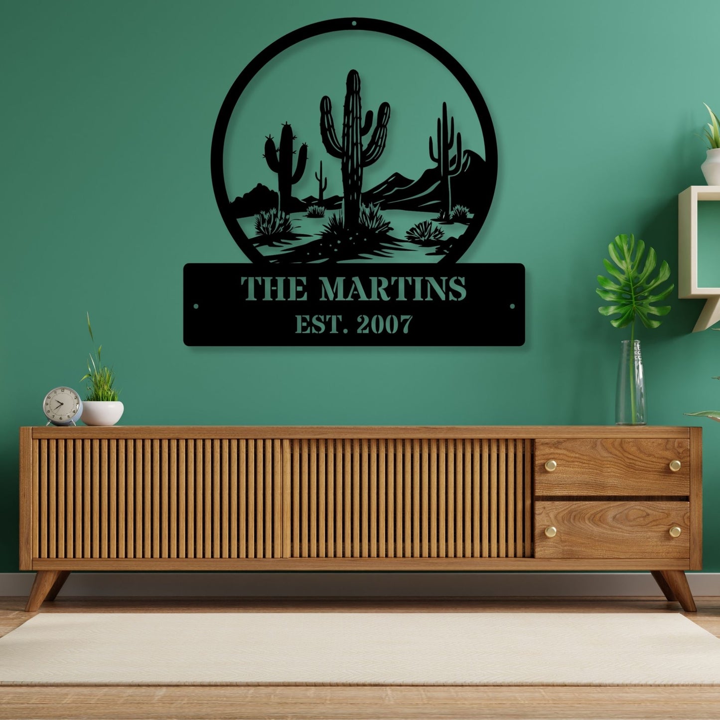 Custom Desert Wall Metal Art, Southwestern Decor, Desert Metal Art, Western Wall Decor, Cactus Metal Art, Rustic Home Decor Gift