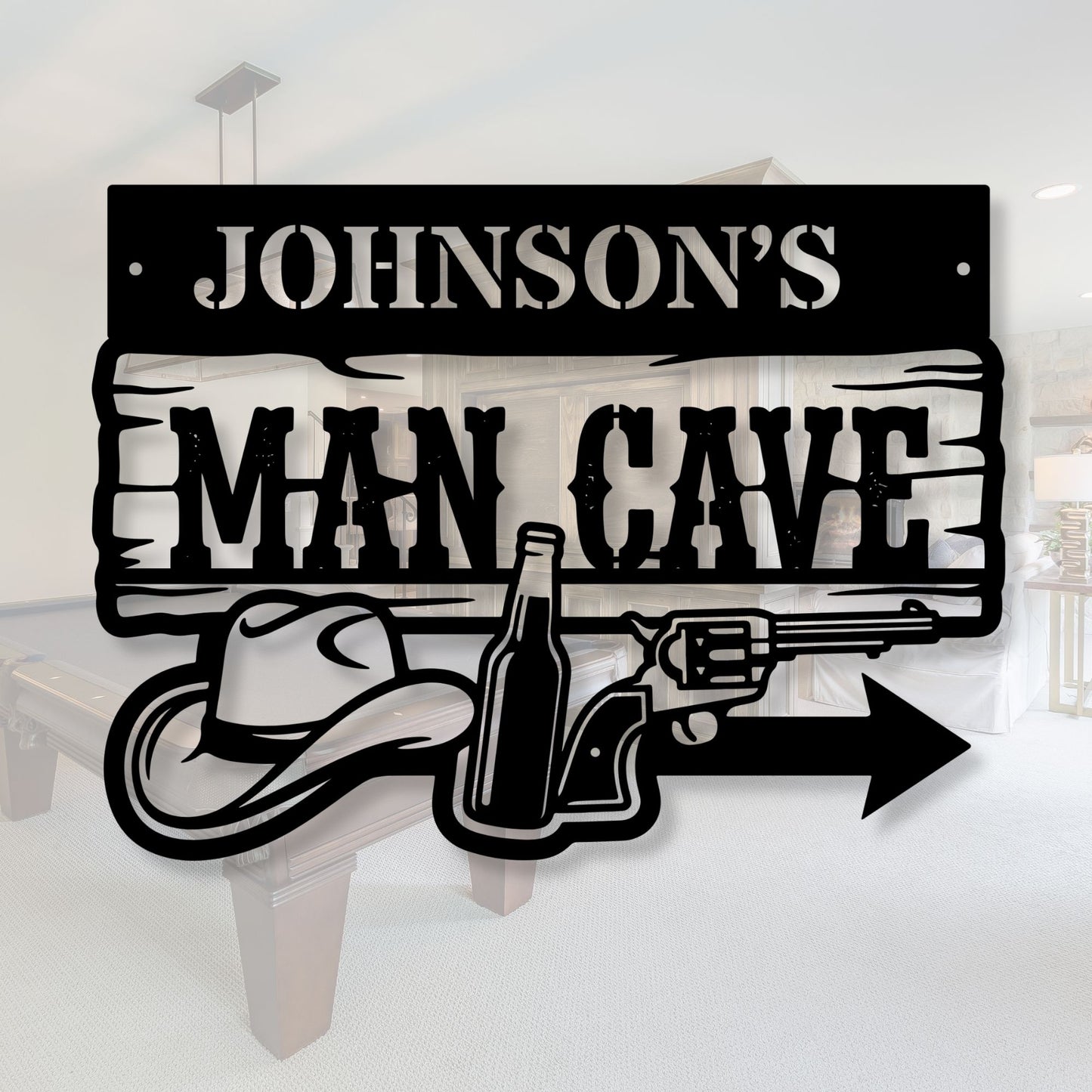 Personalized Bar Metal Sign, Custom Man Cave Name Sign, Home Tavern Decor, Metal Beer Sign, Outdoor Patio Bar Sign, Groomsmen Gift, Pub