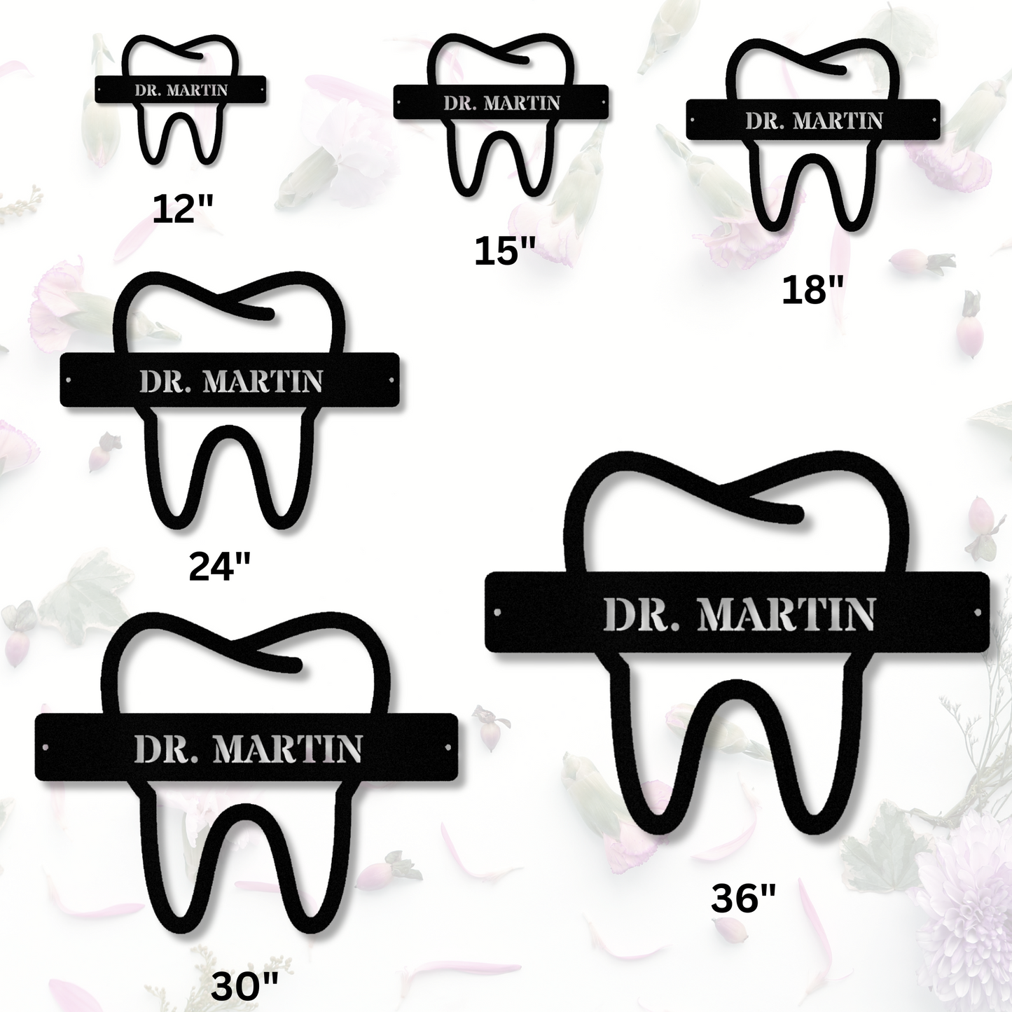 Dental Office Metal Sign, Dentist Metal Sign, Dentist Boss Gift, Dentist Office Decor, Orthodontist Office Sign, Dentist Name Sign, Wall Art