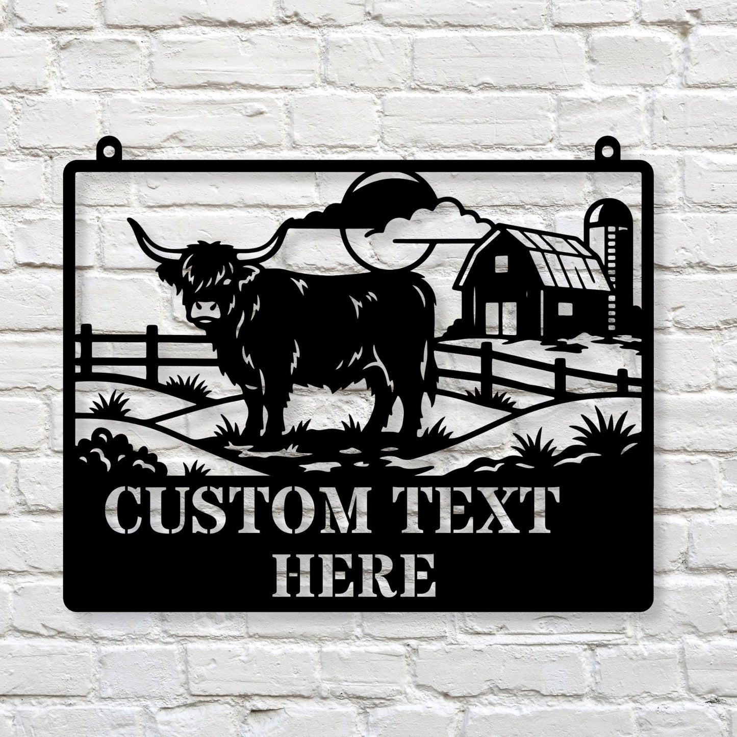 Custom Name Metal Farm Sign, Personalized Farm Decor, Ranch Sign, Farmhouse Gift, Rustic Metal Sign, Barn Entrance Sign, Homestead Decor