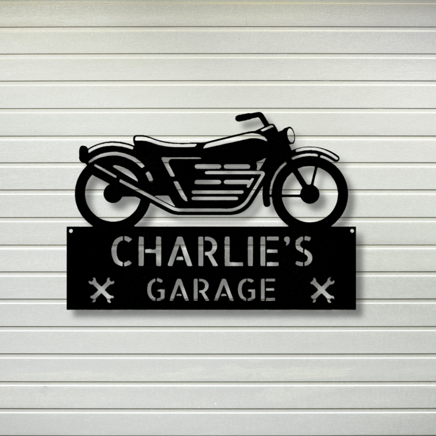 Motorcycle Adventure Metal Sign