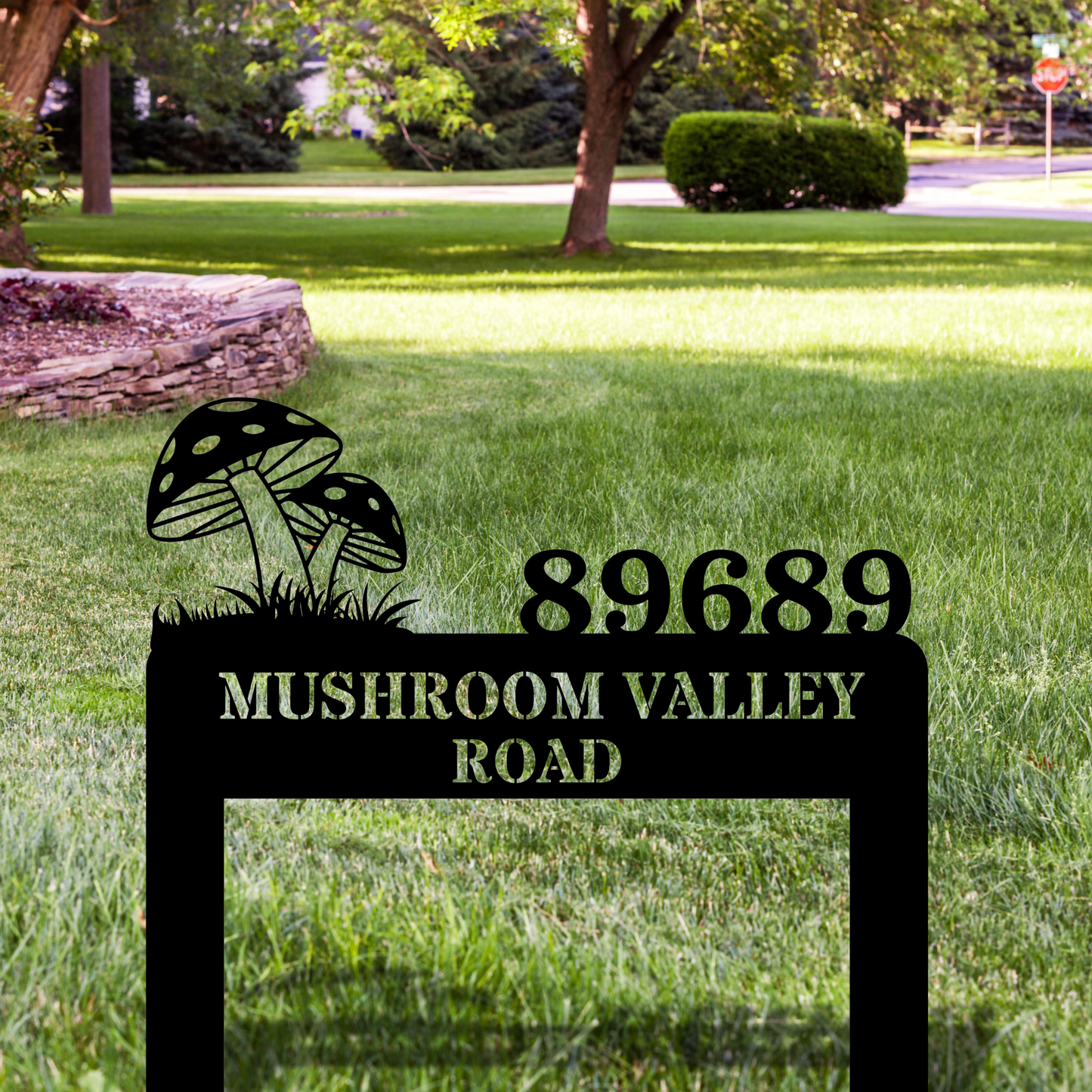 Custom Home Number Address Sign for Lawn, Outdoor Decor, Garden Gifts, Housewarming and Hunter gifts