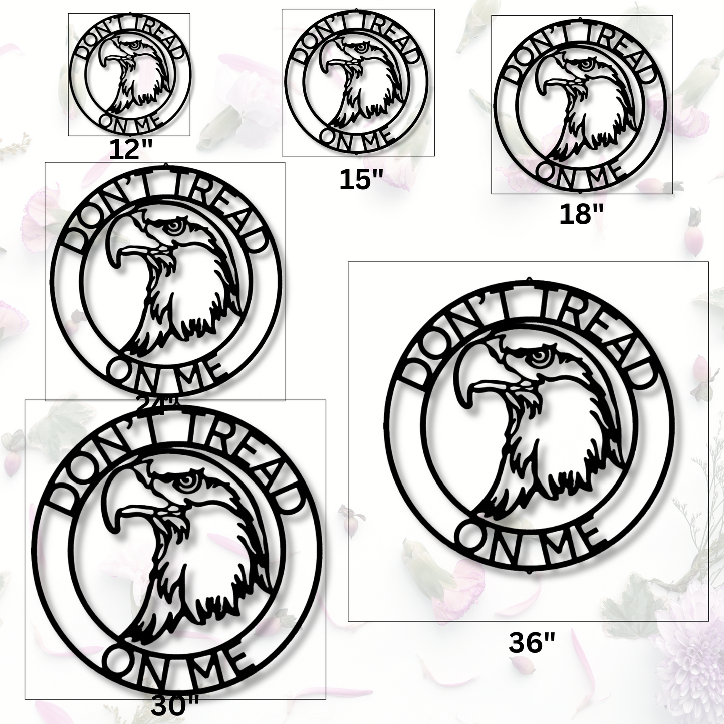 Personalized Eagle Head Ring  metal sign, Housewarming Gift, Indoor Outdoor Wall Hanging, Metal Art Hanging, Birthday Gift For Dad, Cabin Wall Art, Custom Fathers Day Gift