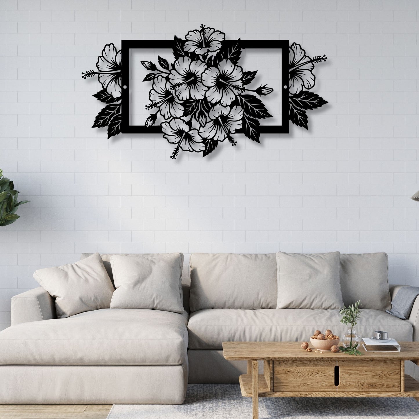 Wildflower Metal Wall Art, Floral Wall Decor, Botanical Art, Nature Wall Art, Farmhouse Rustic Decor, Garden Flower Gift for Her