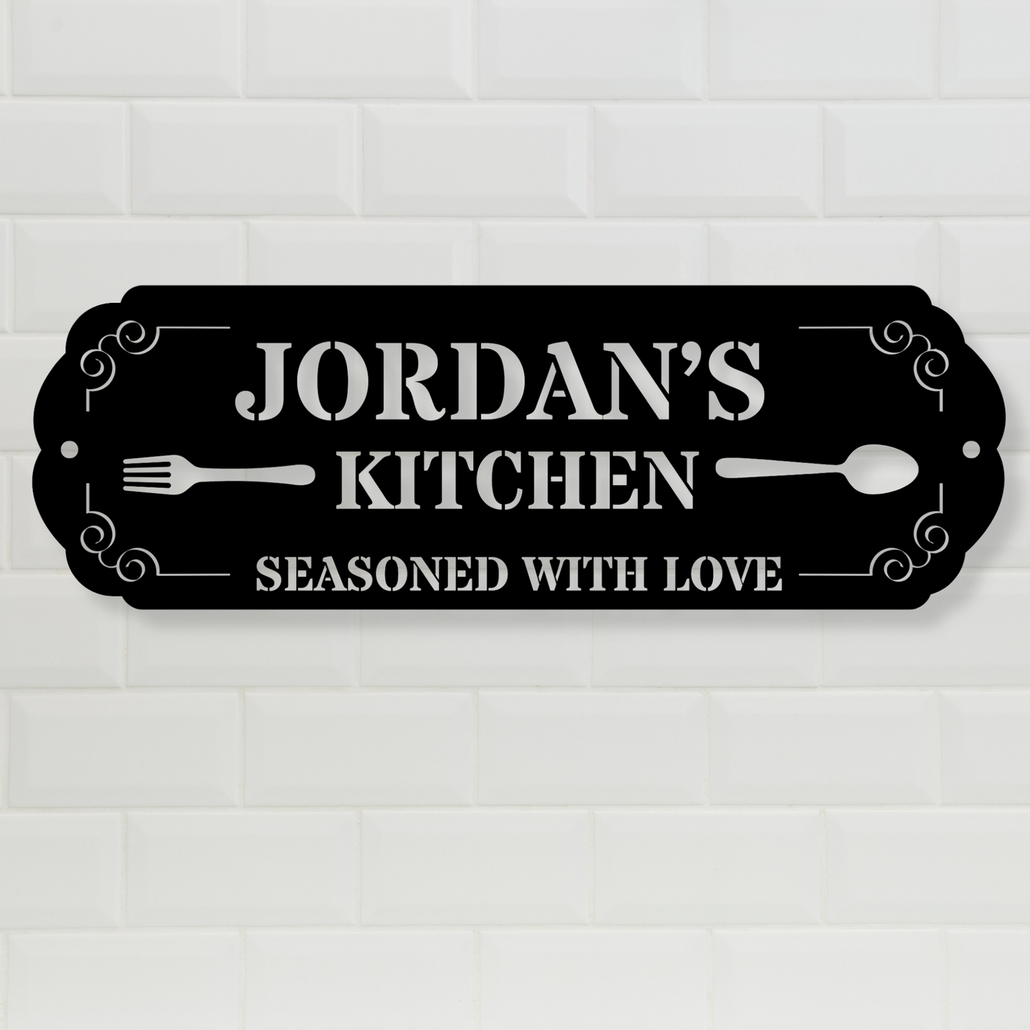 Personalized Kitchen Signs, Custom Kitchen Gifts, Custom Metal Sign for Kitchen,  Kitchen Wall Decor, Nana Mothers Day Gift, Custom Kitchen Sign