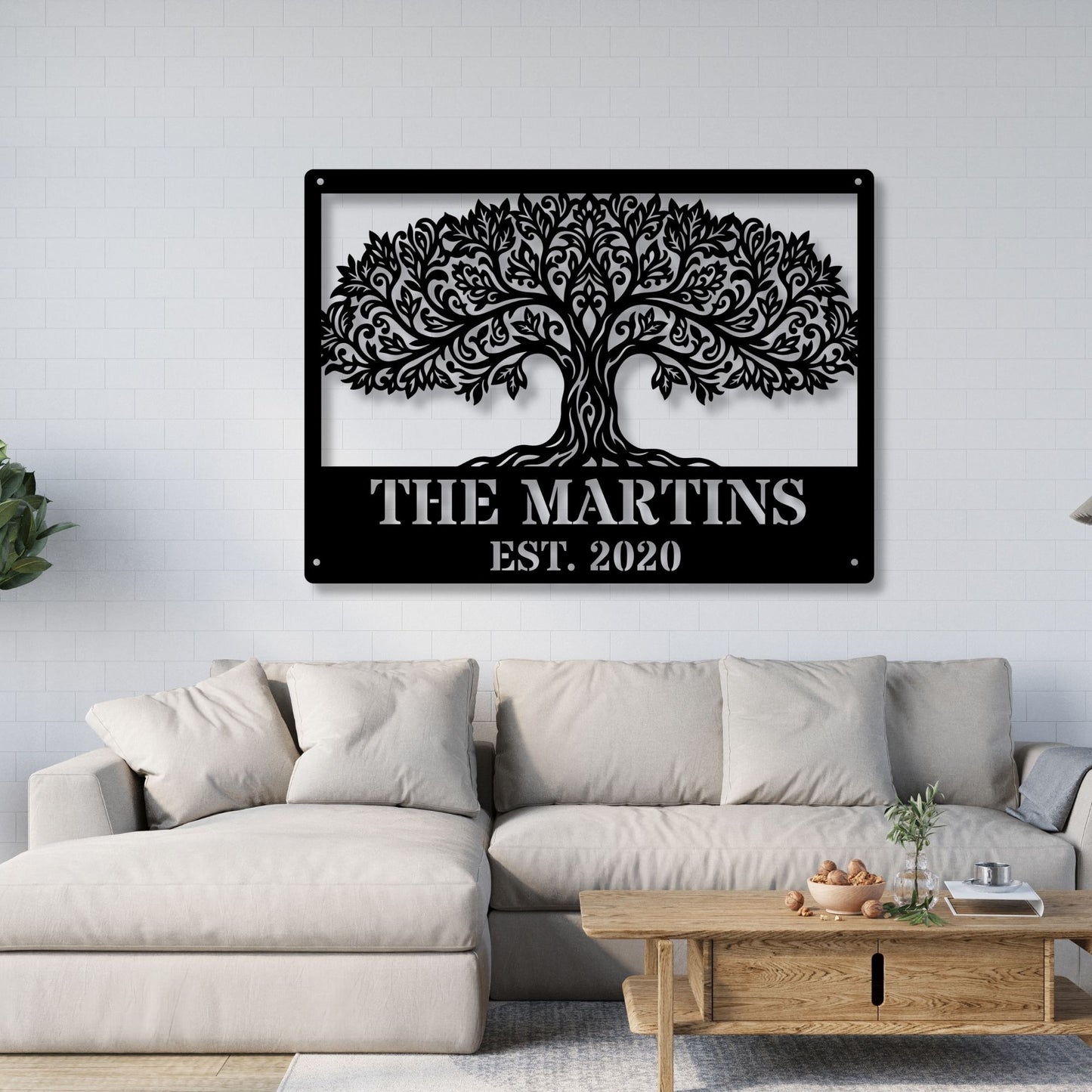 Custom Tree of Life Metal Wall Art, Tree Wall Decor, Metal Tree Art, Nature Wall Art, Rustic Home Decor, Personalized Metal Wall Hanging