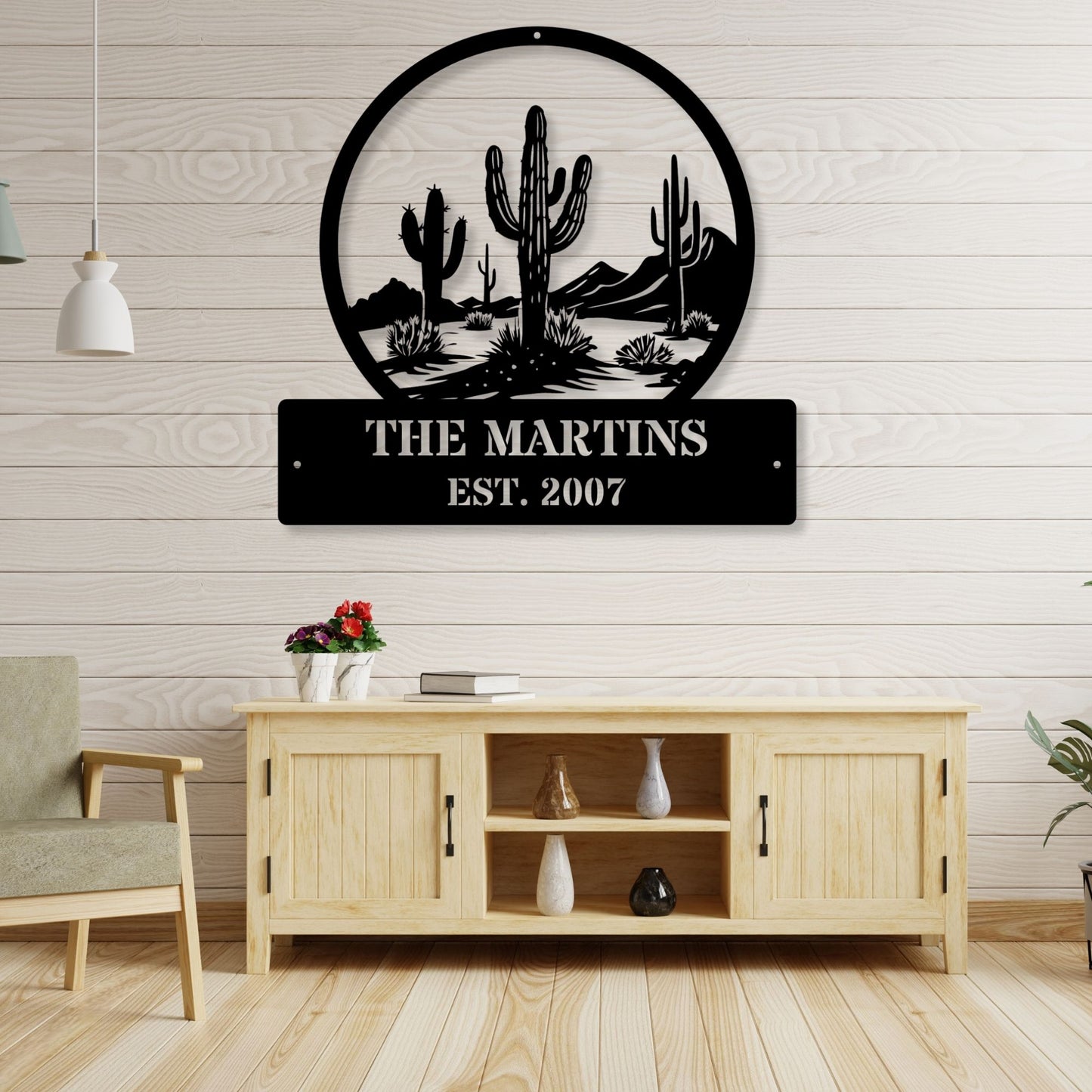 Custom Desert Wall Metal Art, Southwestern Decor, Desert Metal Art, Western Wall Decor, Cactus Metal Art, Rustic Home Decor Gift