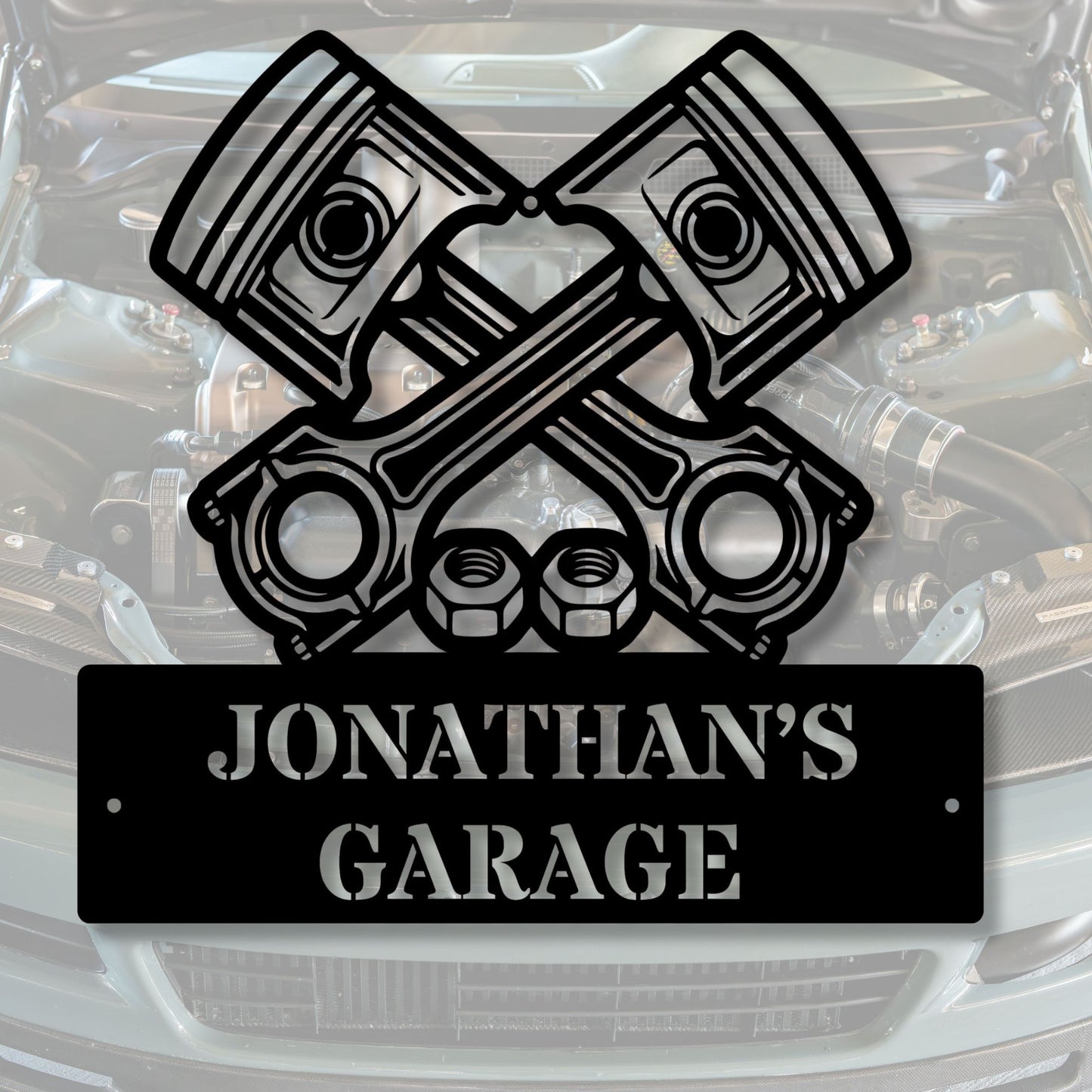 Personalized Garage Metal Sign, Custom Metal Sign, Garage Decor, Man Cave Sign, Metal Wall Art, Workshop Gift, Car Enthusiast Decor