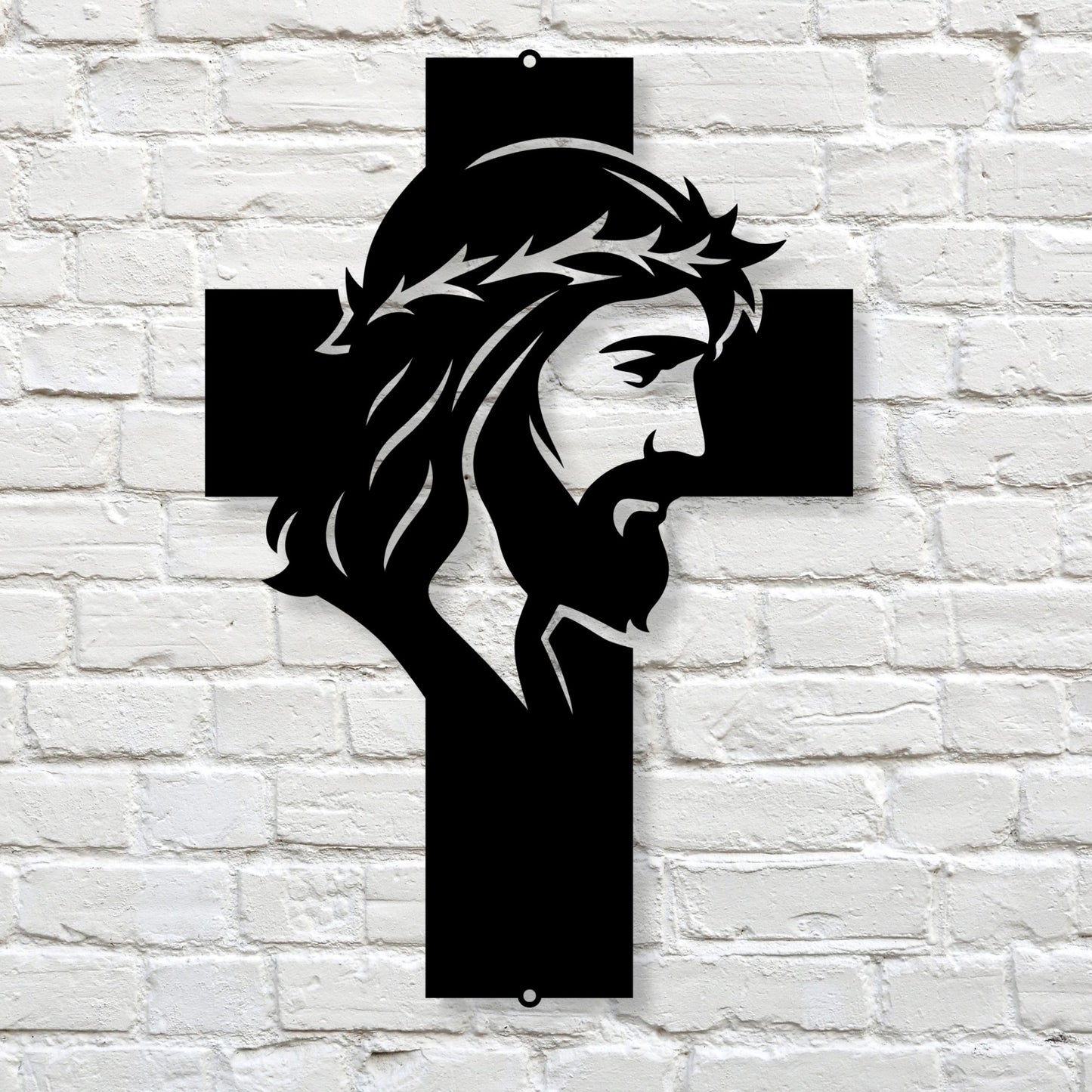 Jesus Christ wall sign, Christian wall decor, Religious wall art, Faith home decor, Jesus wall hanging, Spiritual gift for believers