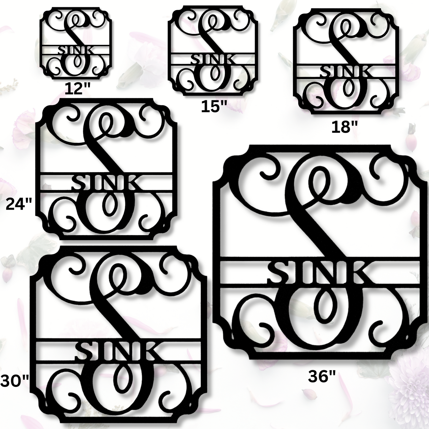 Personalized Classic Family Name Metal Sign, Name Initial Metal Sign, Wedding Gift, Last Name Metal Sign
