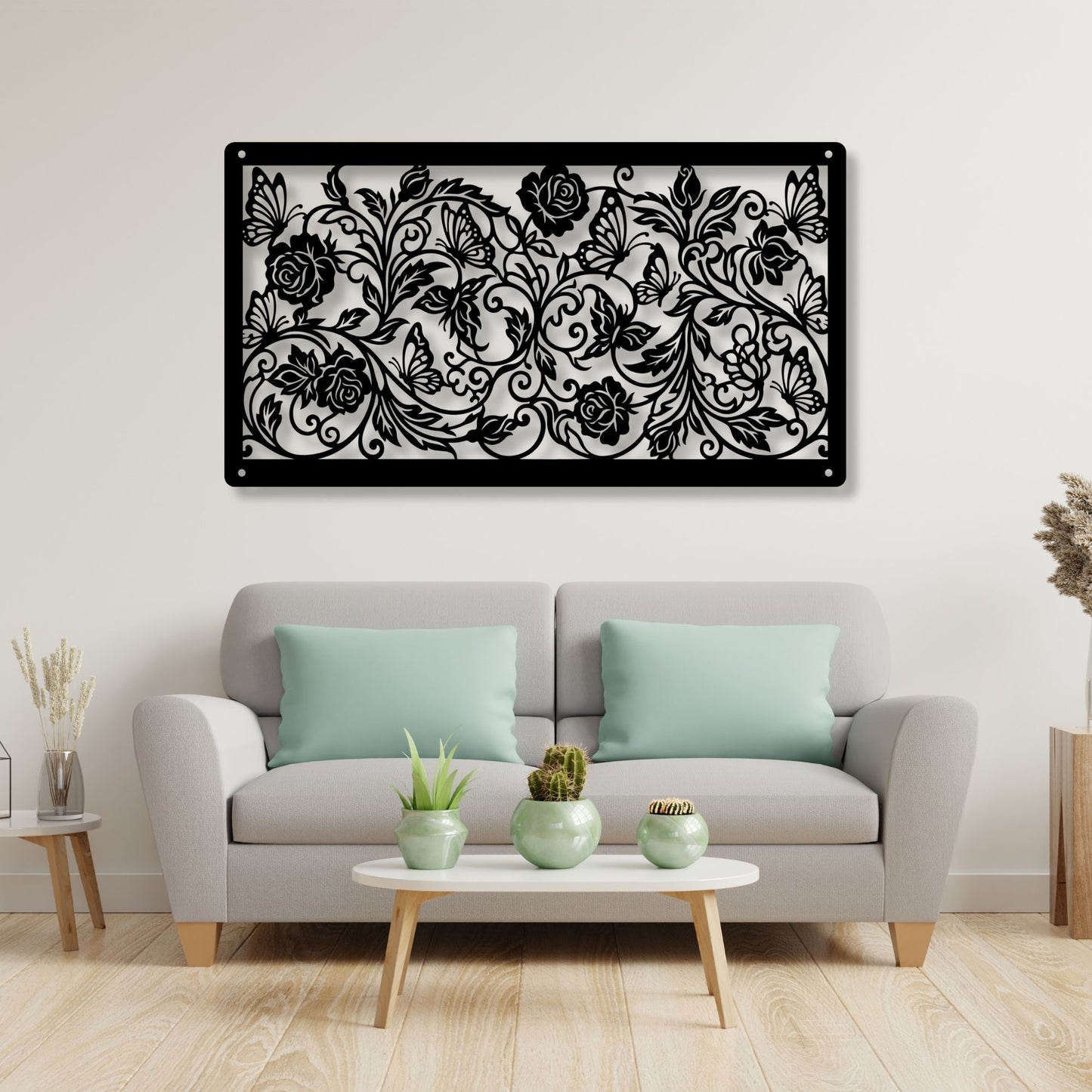 Butterfly Metal Wall Art, Butterfly Wall Decor, Metal Wall Hanging, Garden Wall Art, Outdoor Metal Art, Nature Home Decor Gift