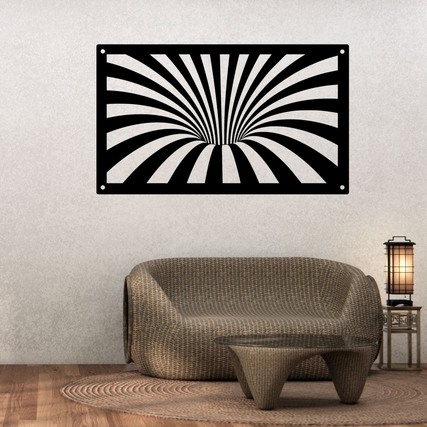 Abstract Metal Wall Art Sign, Modern Metal Wall Decor, Contemporary Metal Art, Geometric Wall Sculpture, Home Office Art Decor