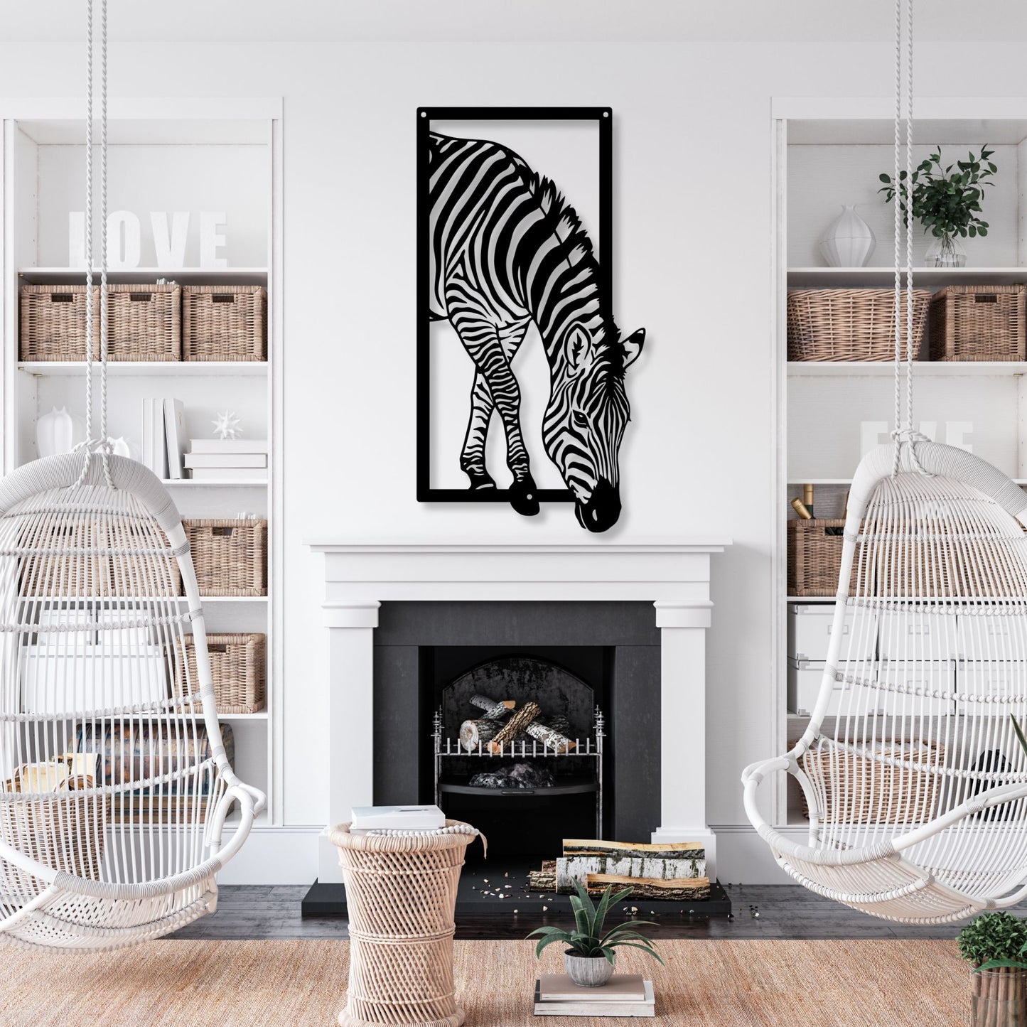 Zebra Wall Metal Art, Zebra Metal Wall Decor, Safari Animal Art, Wildlife Home Decor, African Zebra Wall Art, Metal Art Gift for Home