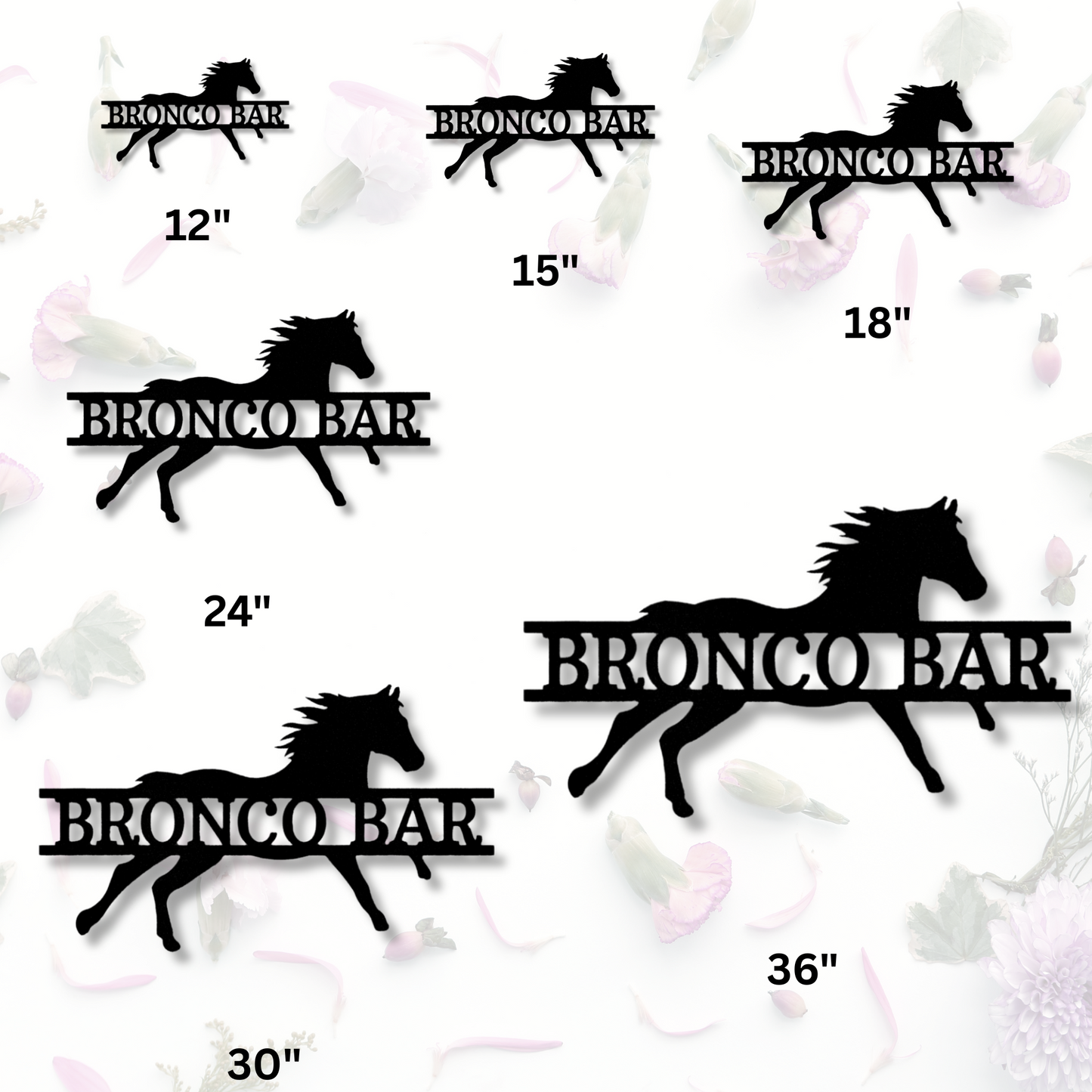 Custom Sprinting Horse Metal Sign, Personalized Sprinting Horse Monogram, Indoor Outdoor Wall Hanging, Meaningful Gift, Metal Art DEcor.