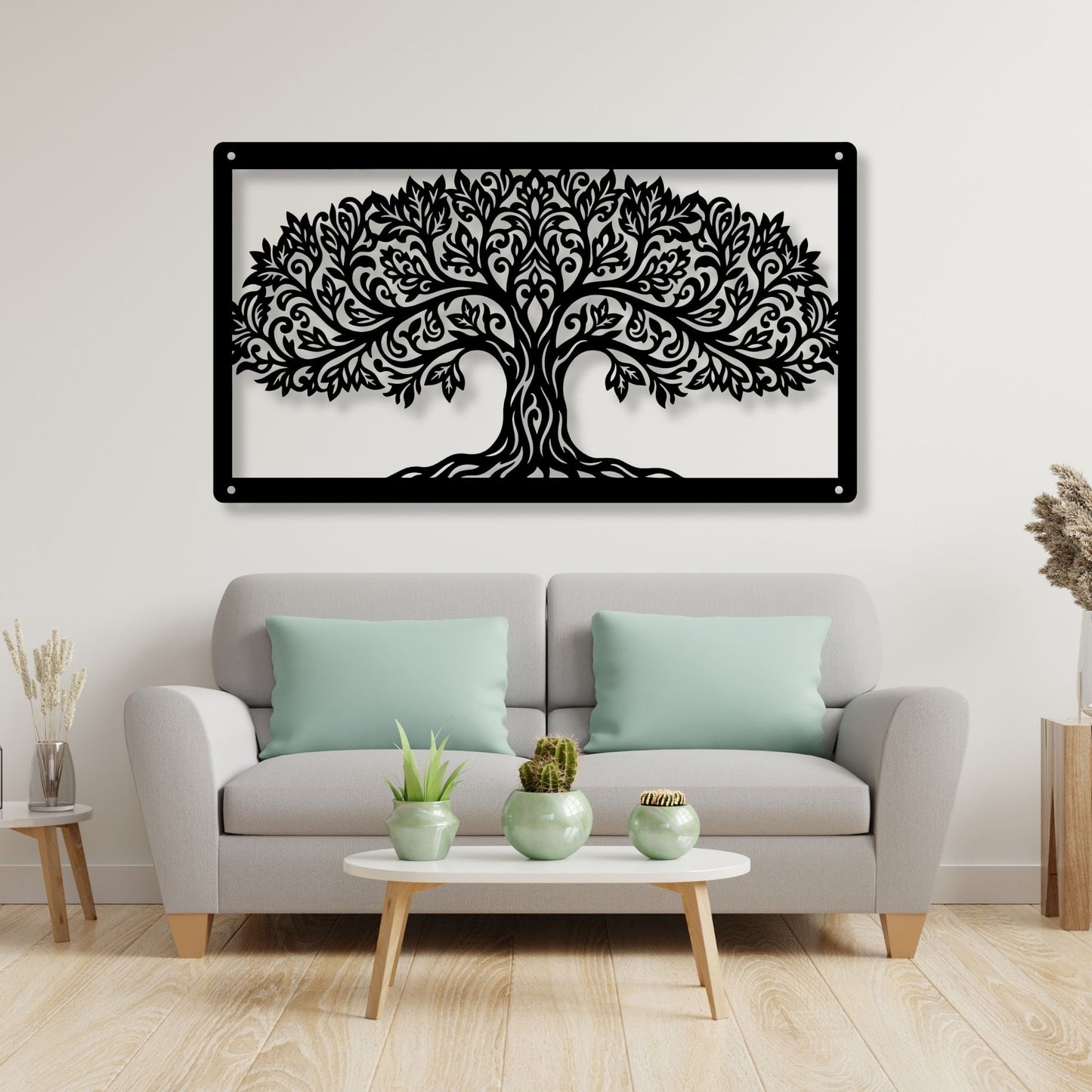 Tree of Life Metal Wall Art, Tree of Life Decor, Metal Tree Wall Hanging, Nature Wall Art, Spiritual Home Decor, Rustic Metal Art