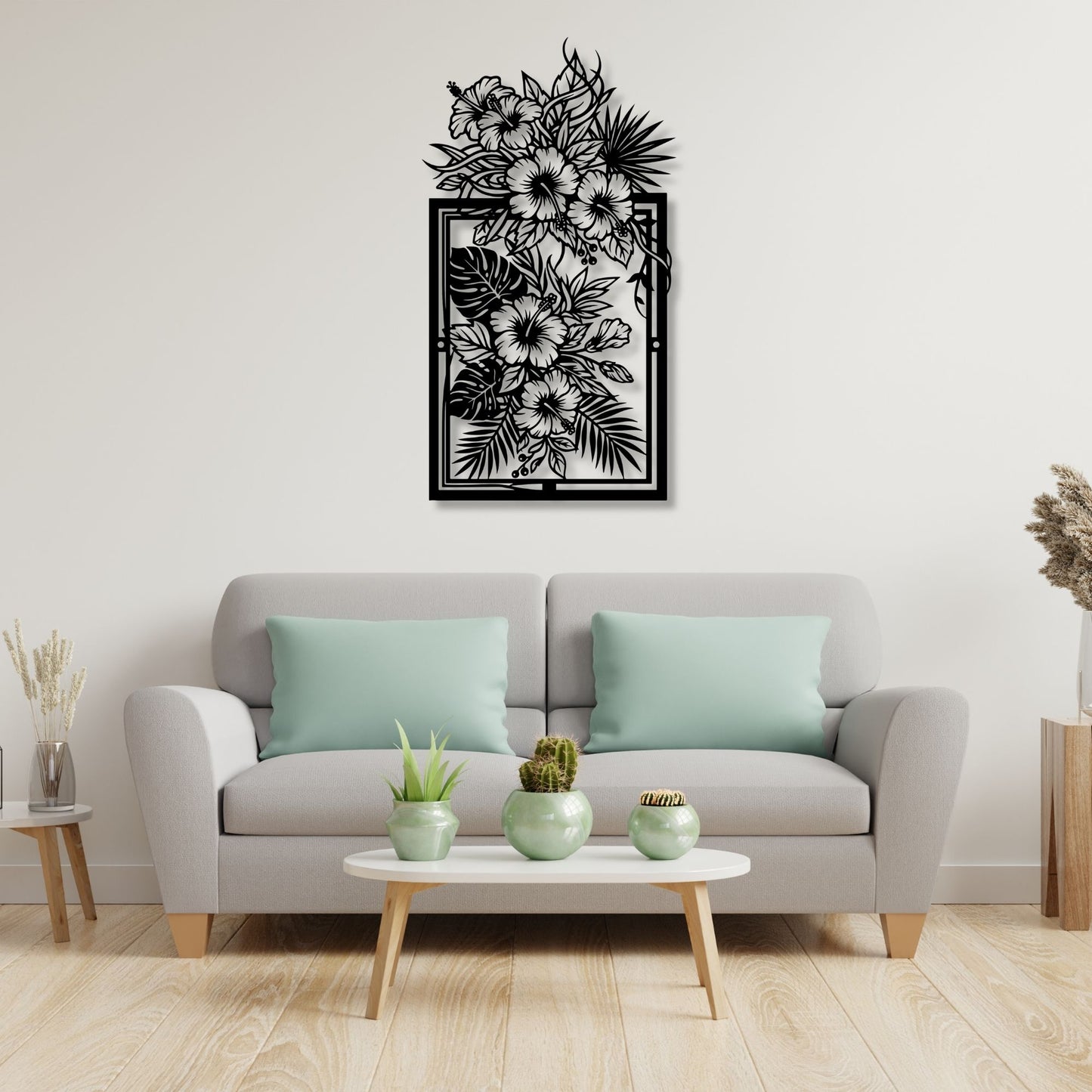 Metal Flower Wall Art, Floral Wall Decor, Metal Wall Sculpture, Botanical Art, Farmhouse Home Decor, Garden Wall Hanging, Nature Art Gift