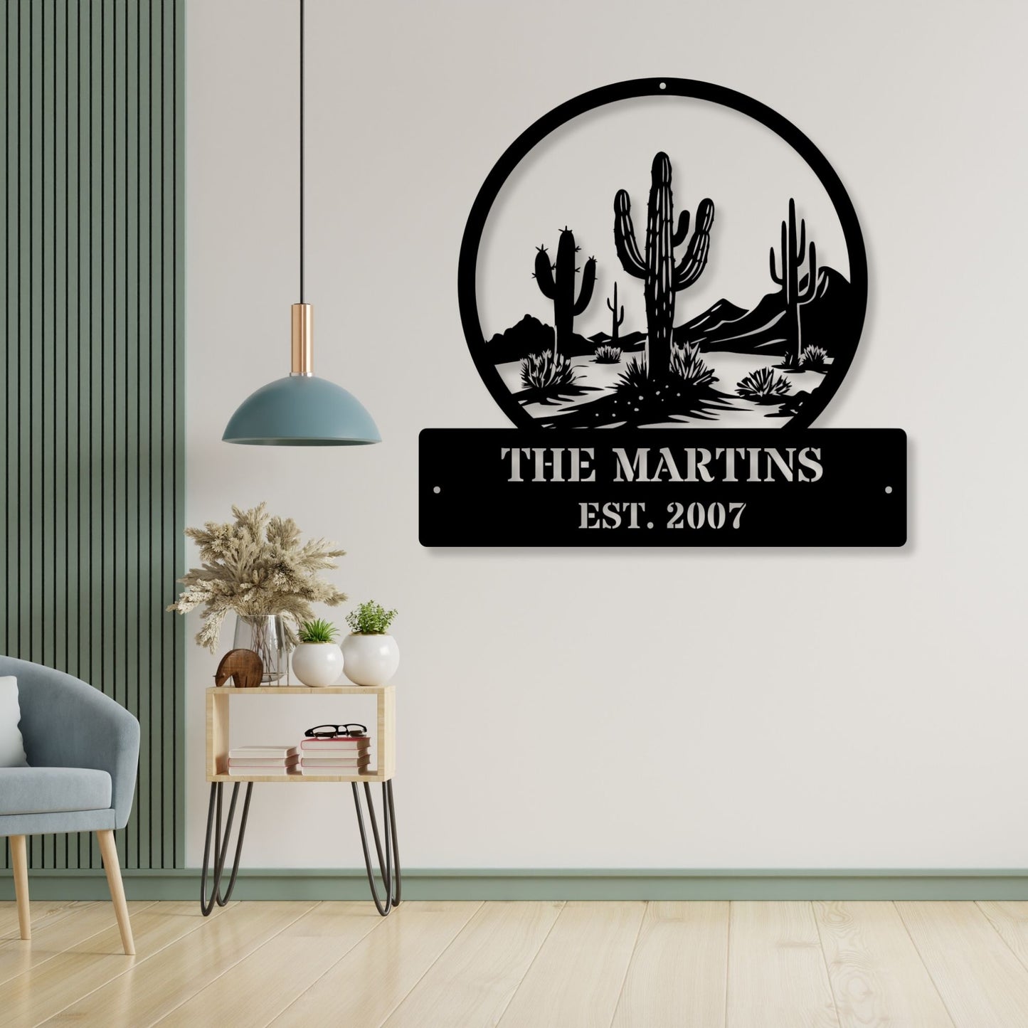 Custom Desert Wall Metal Art, Southwestern Decor, Desert Metal Art, Western Wall Decor, Cactus Metal Art, Rustic Home Decor Gift