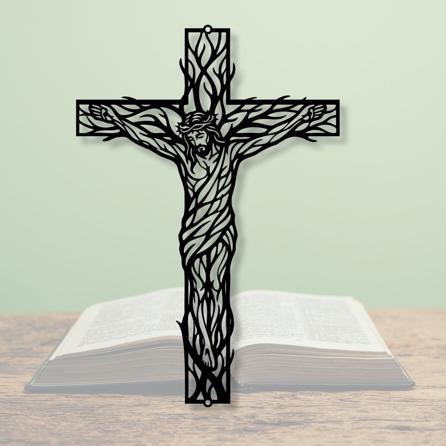Jesus metal art, Christian metal signs, Faith wall decor, Religious wall art, Scripture signs, Christian home decor