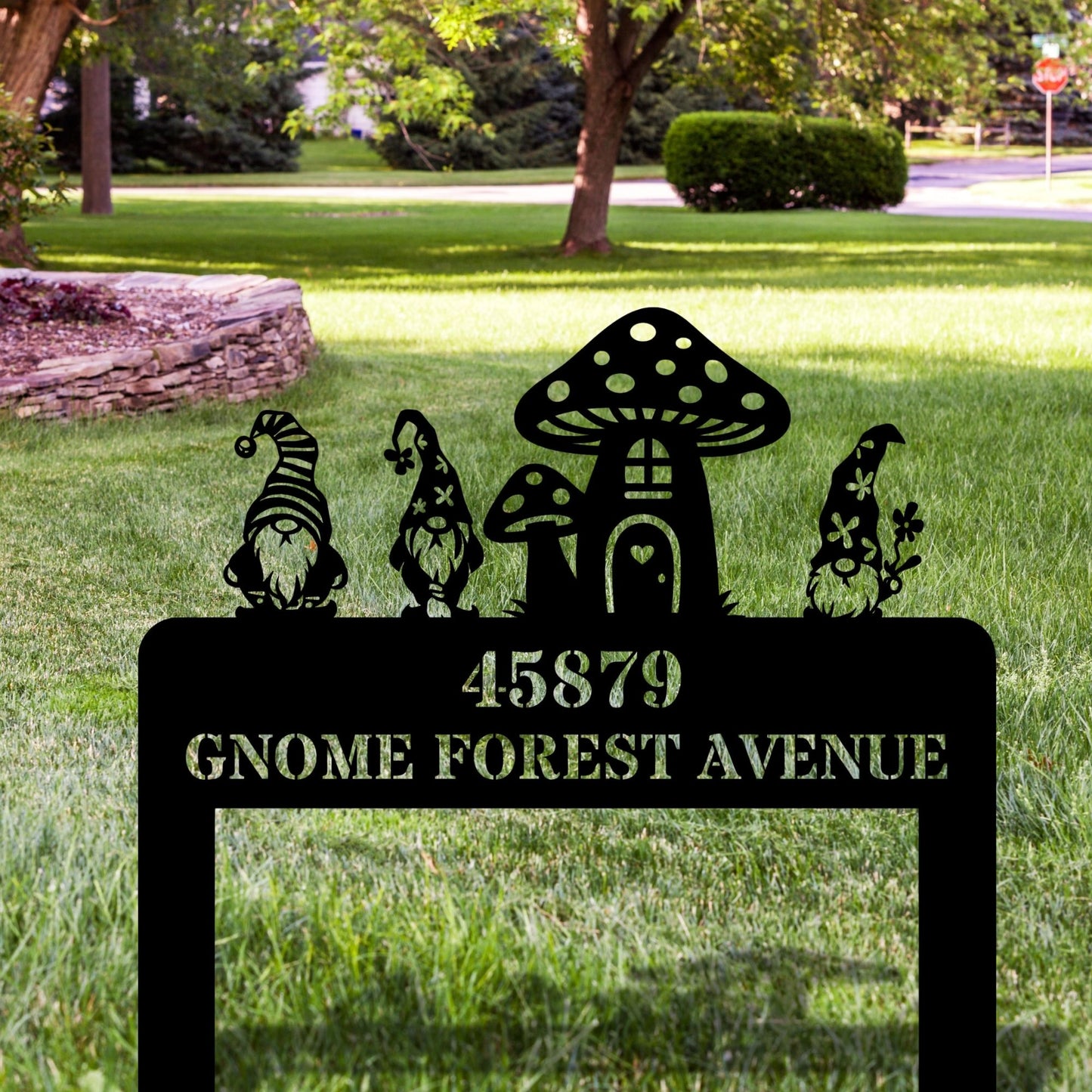 Personalized Yard Address Sign, Custom House Number Sign, Home Address Plaque, Outdoor Street Sign