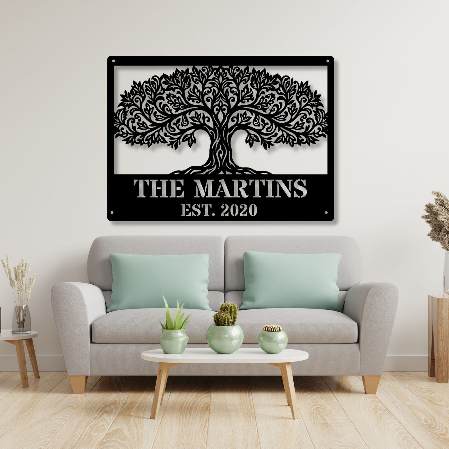 Custom Tree of Life Metal Wall Art, Tree Wall Decor, Metal Tree Art, Nature Wall Art, Rustic Home Decor, Personalized Metal Wall Hanging