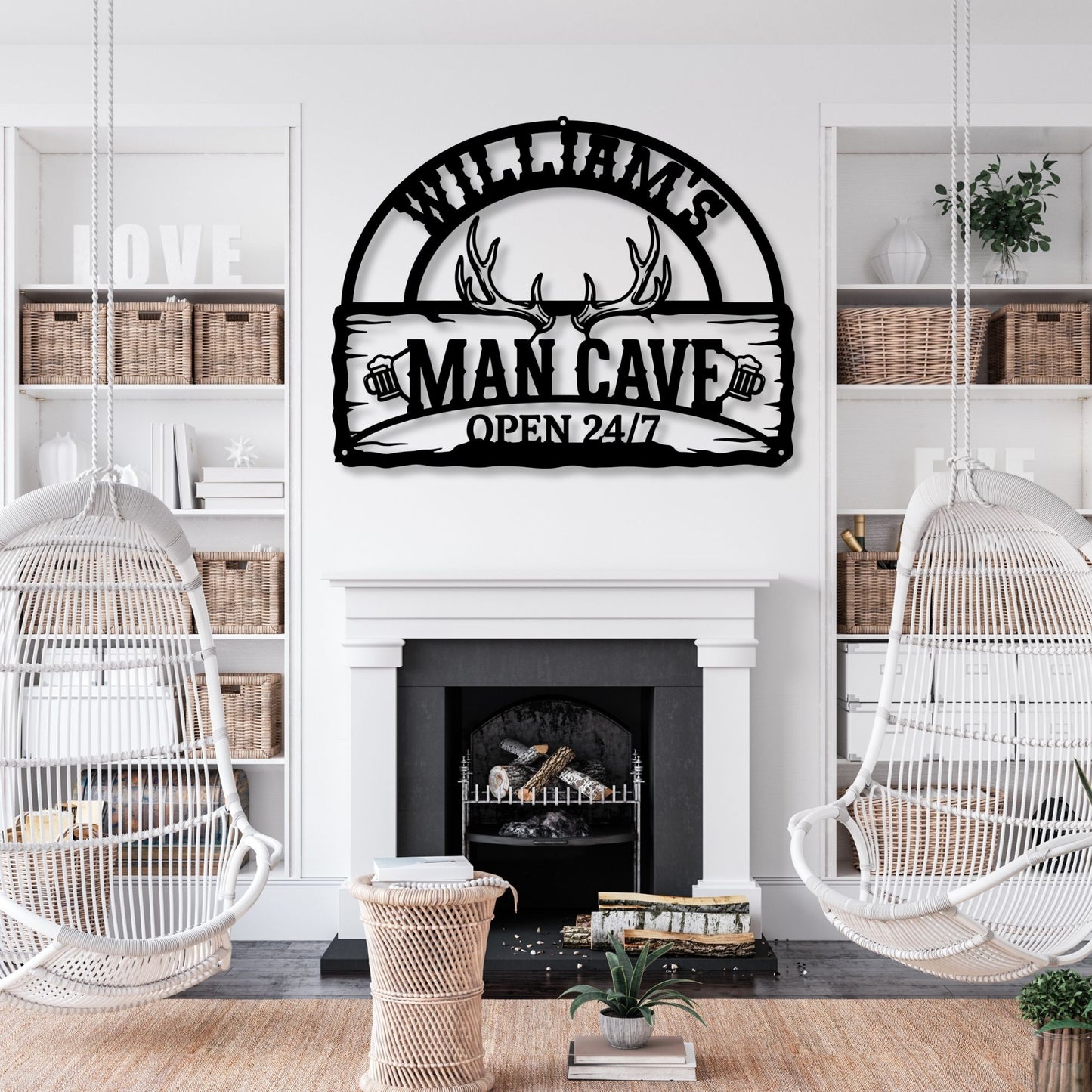 Custom Basement Bar Metal Sign, Personalized Man Cave Decor, Home Tavern Sign, Pub Wall Art, Speakeasy Decor, Gift for Him, Beer Sign