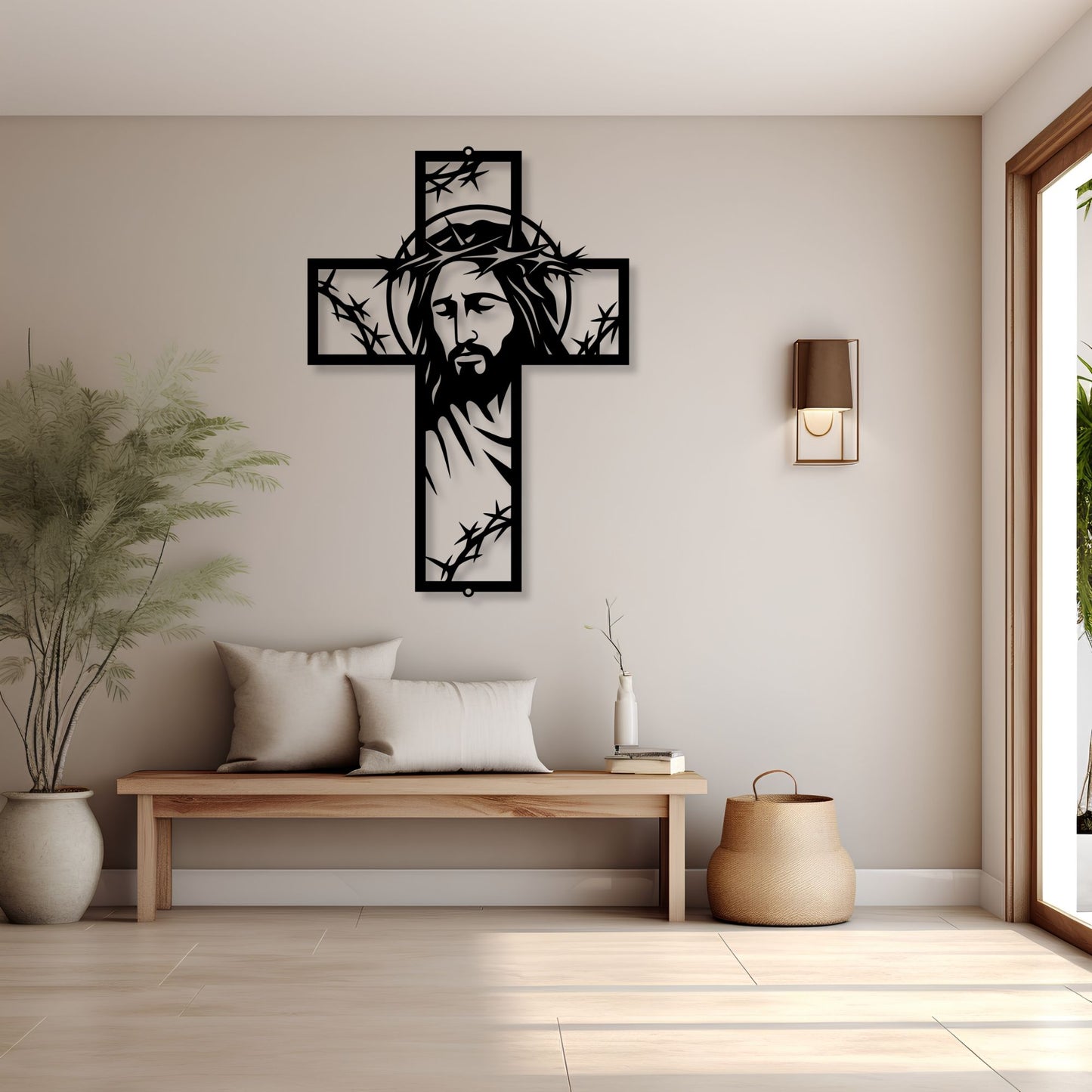 Jesus Christ Wall Art Signs, Christian Home Decor, Religious Wall Art, Faith Gifts, Scripture Decor, Spiritual Wall Signs