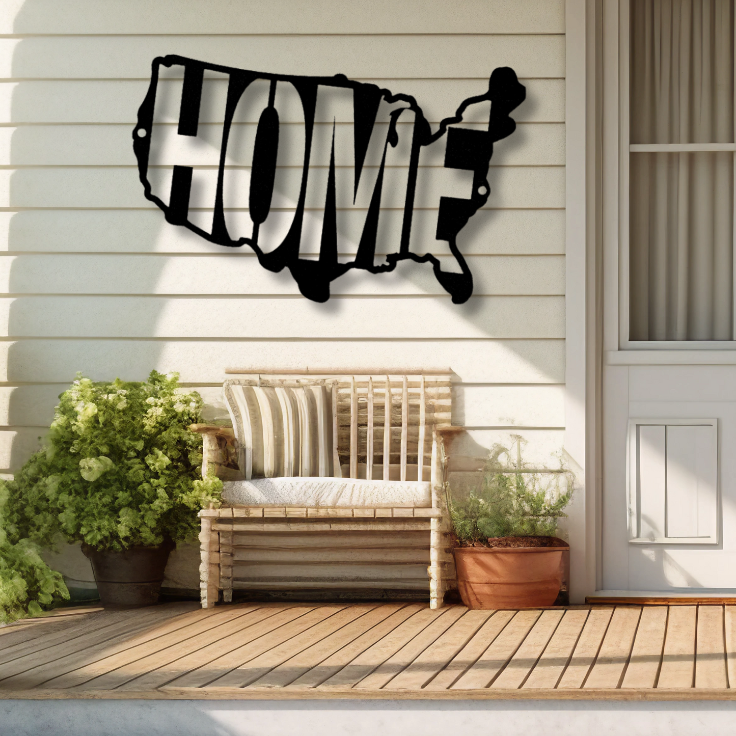 USA Home - Steel Sign