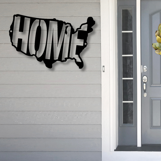 USA Home - Steel Sign