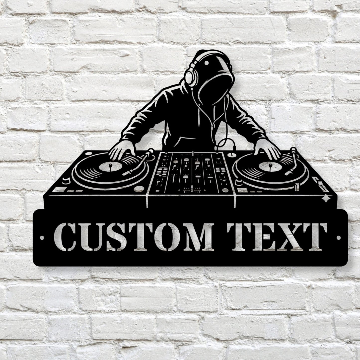 Custom Radio DJ Metal Art, Radio Host Gift, Broadcaster Wall Decor, Music Lover Art, DJ Gift, Personalized Metal Sign, Radio Station Art