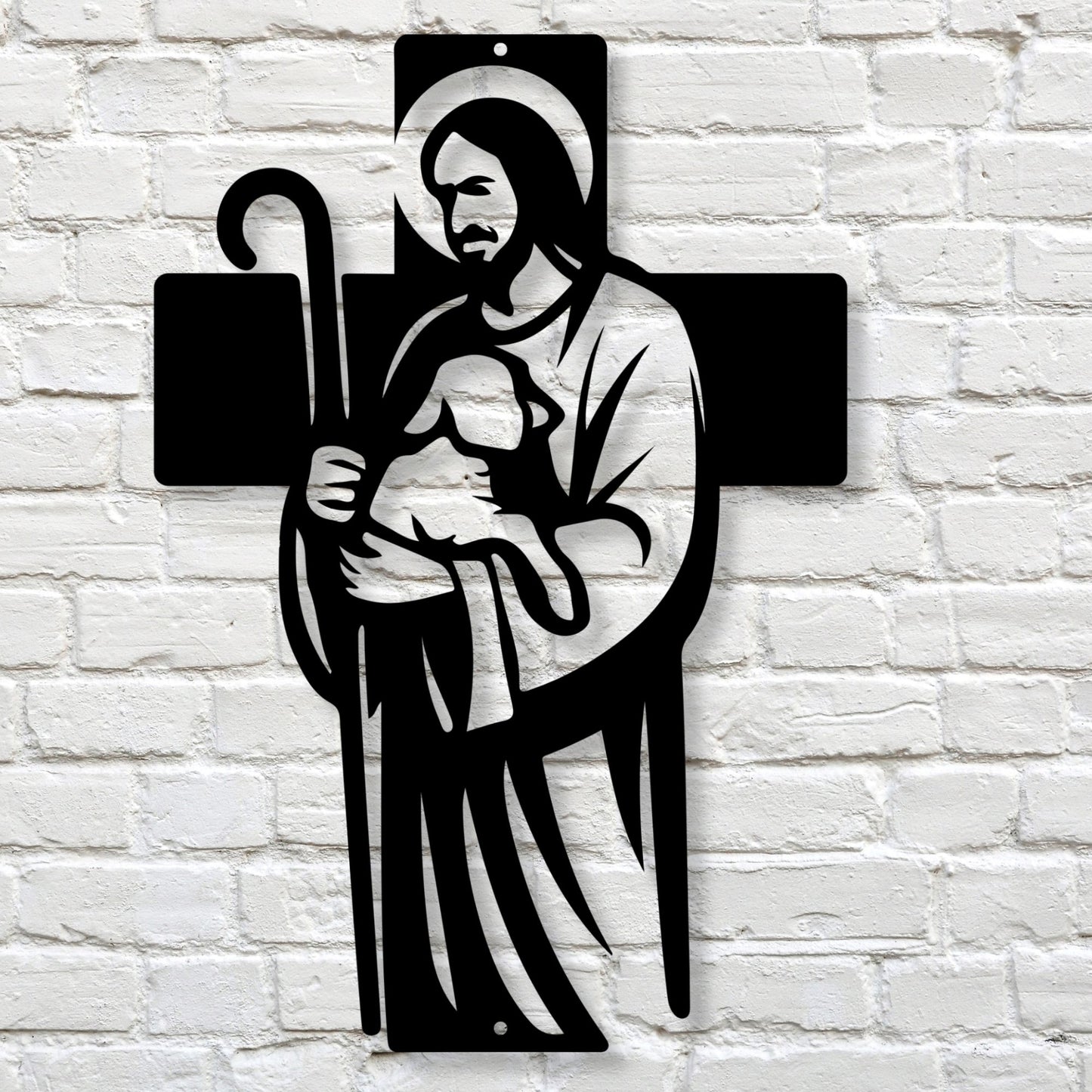 Good Shepherd Wall Art Sign, Christian Wall Decor,