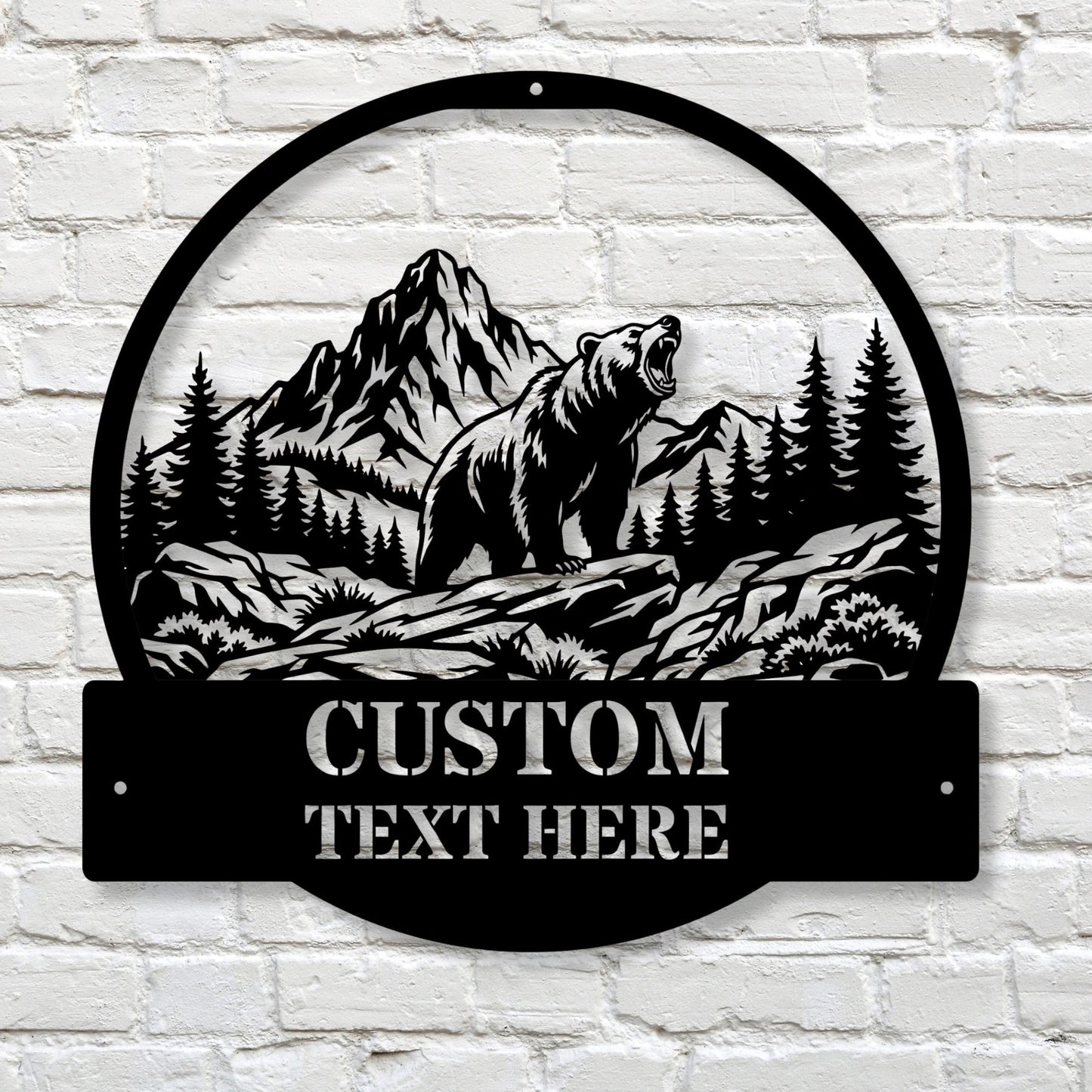 Custom Family Cabin Metal Sign, Personalized Cabin Decor, Rustic Lake House Sign, Family Name Wall Art, Cabin Gift, Metal Home Decor