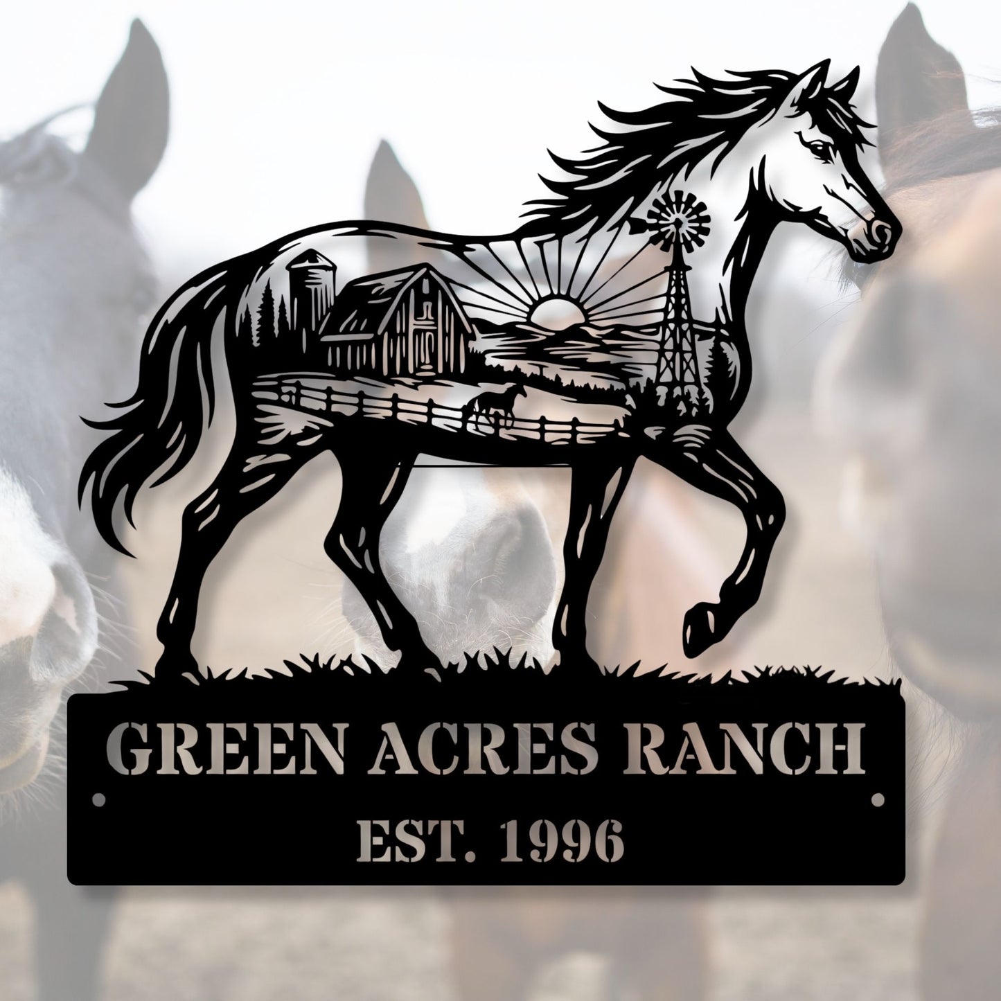 Personalized ranch sign, Custom ranch name sign, Farm sign, Rustic ranch decor, Country home sign