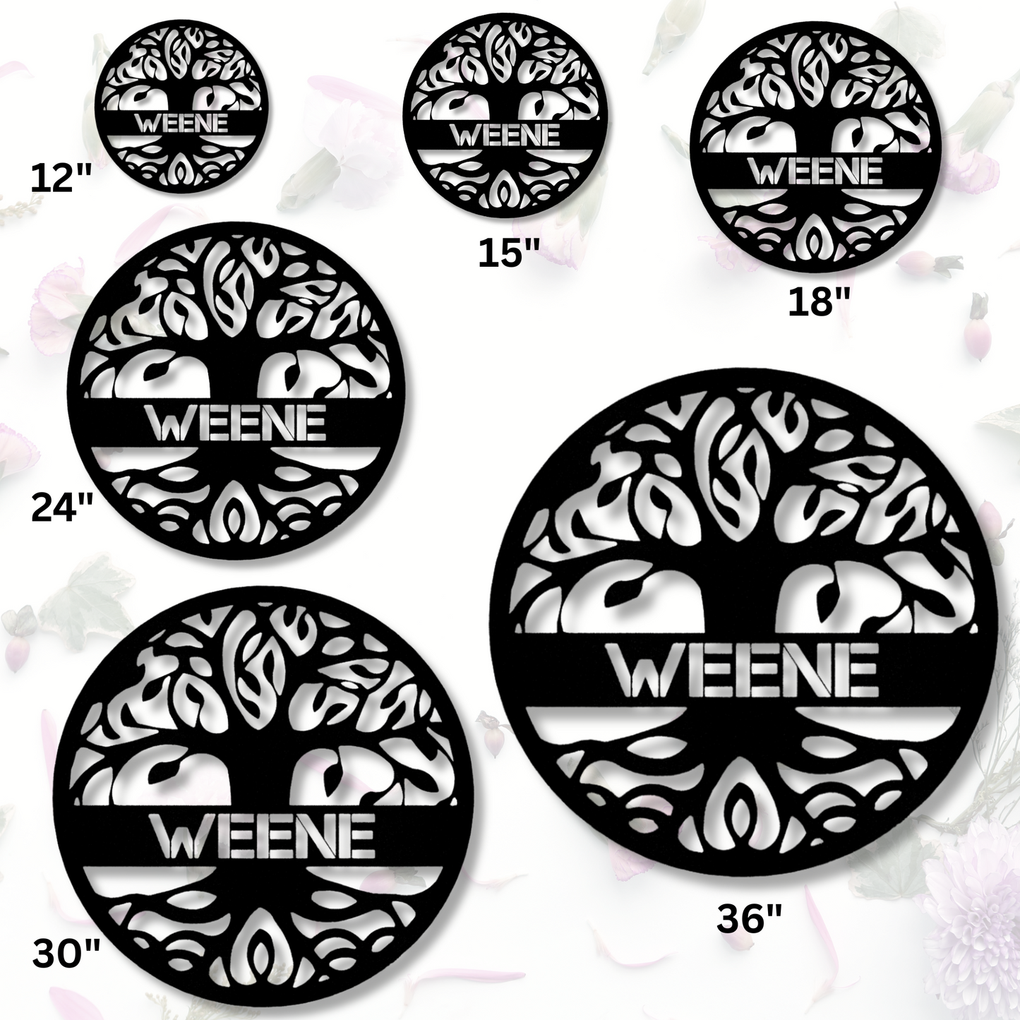 Personalized Tree of Life Metal Sign, Custom Tree Of Life Wall Art, Livingroom Hangings, Wall Art Decor, Indoor Wall Art, Birthday Gift