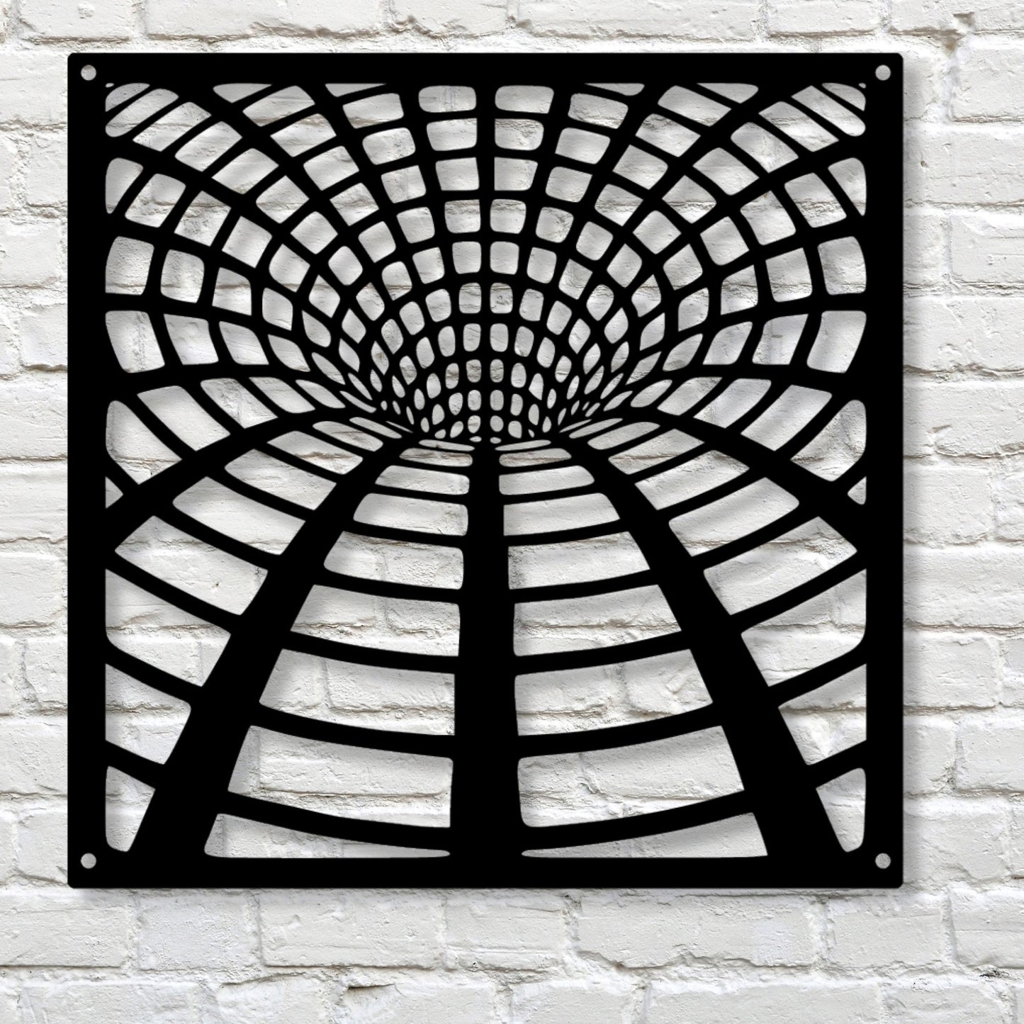 Vortex Geometric Metal Wall Art, Geometric Wall Art, Modern Metal Wall Decor, Abstract Metal Sign, Contemporary Home Decor Gift