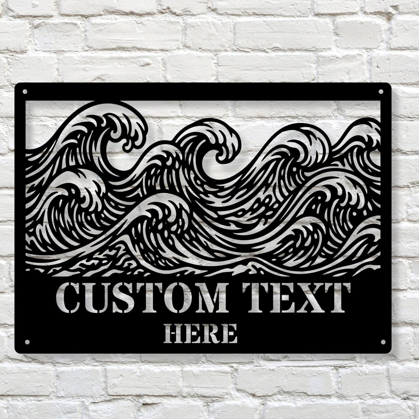 Personalized Beach House Metal Wall Art, Custom Beach House Sign, Coastal Wall Decor, Nautical Home Decor, Beach House Gift