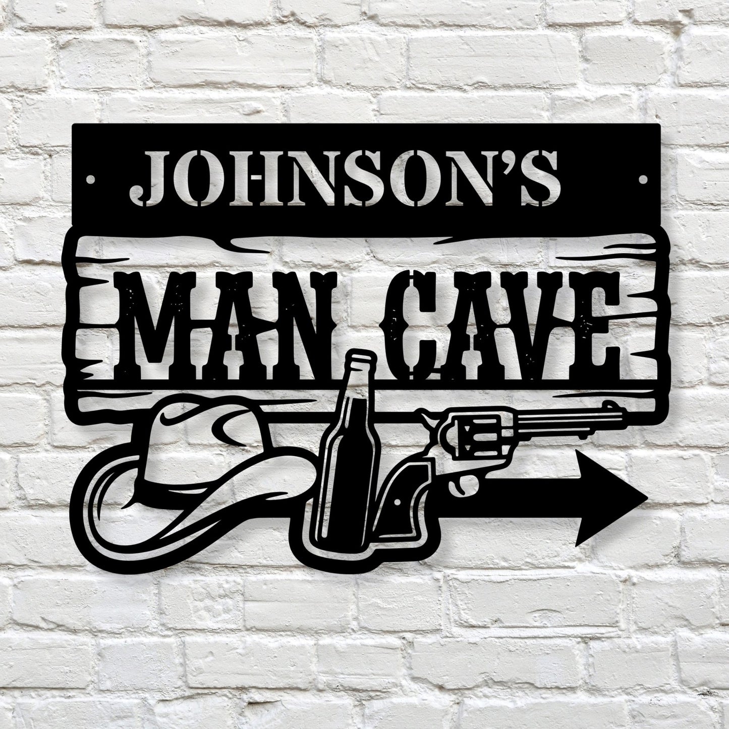 Personalized Bar Metal Sign, Custom Man Cave Name Sign, Home Tavern Decor, Metal Beer Sign, Outdoor Patio Bar Sign, Groomsmen Gift, Pub
