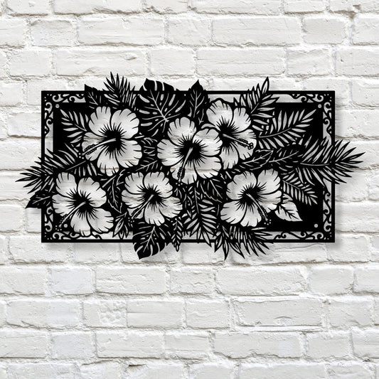 Rose flower metal wall decor, metal rose art, floral wall hanging, botanical home decor, rustic wall art, garden decor gift