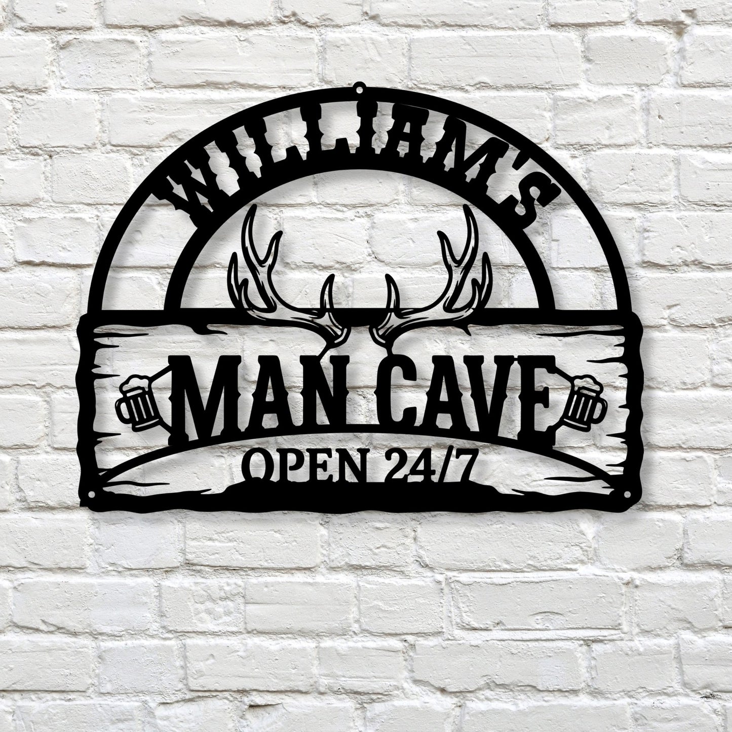 Custom Basement Bar Metal Sign, Personalized Man Cave Decor, Home Tavern Sign, Pub Wall Art, Speakeasy Decor, Gift for Him, Beer Sign
